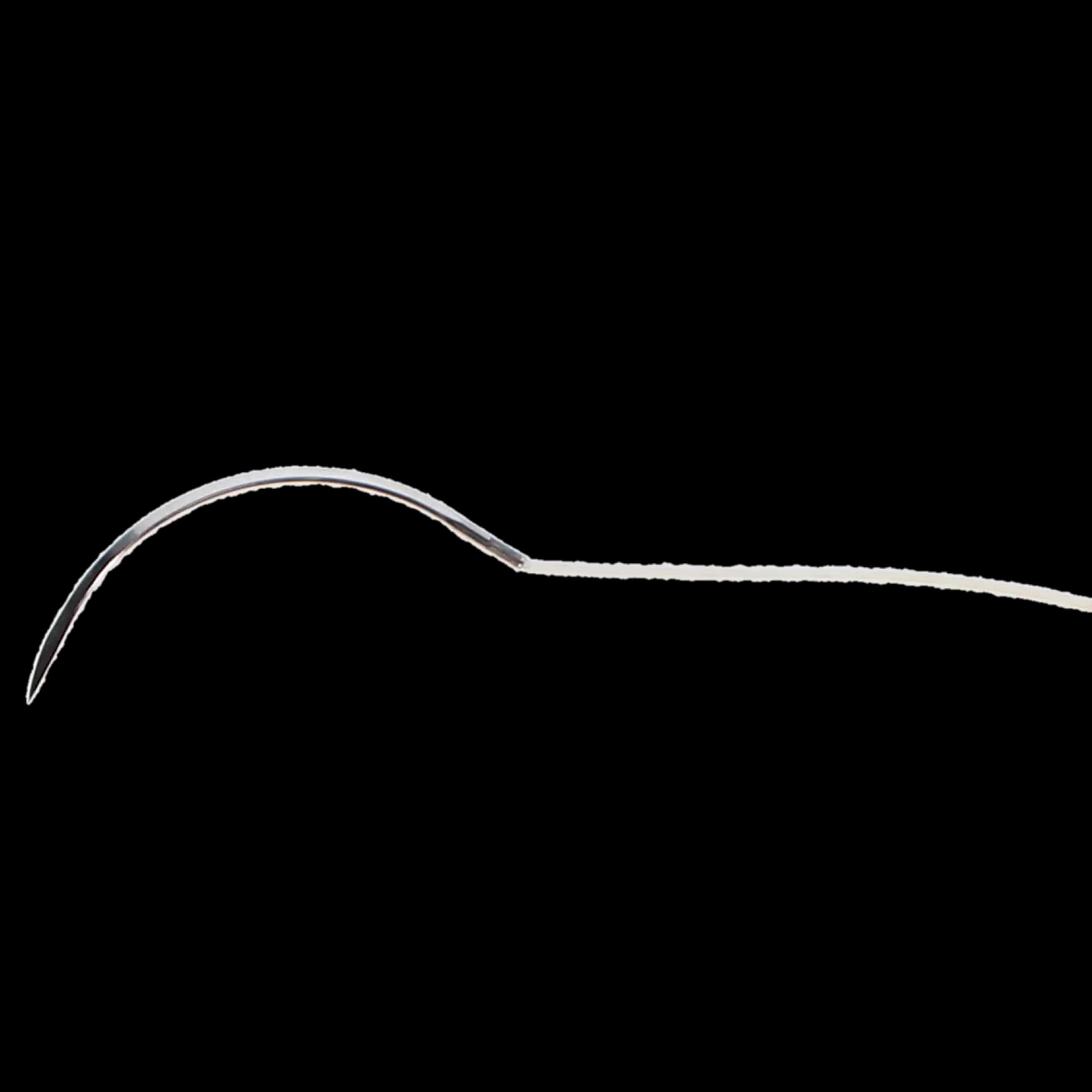 HSB Plain Gut Suture, 3/0, 70cm, 24mm DFS-1 3/8 Circle Reverse Cutting Needle, Beige, 12/Bx thumbnail 5