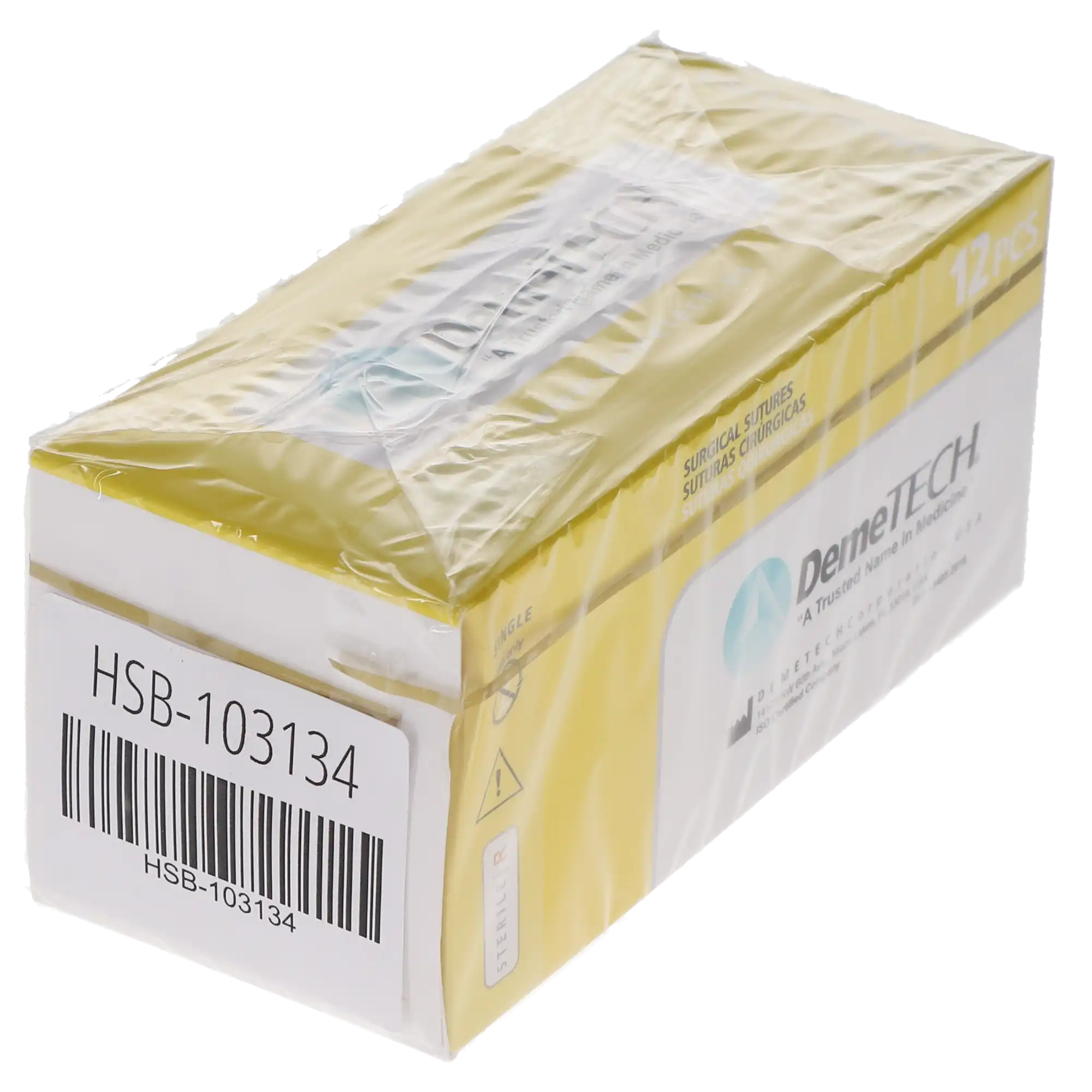HSB Plain Gut Suture, 3/0, 19mm DFS-2, 3/8 Circle Reverse Cutting, 70cm, Beige, 12/Bx thumbnail 3