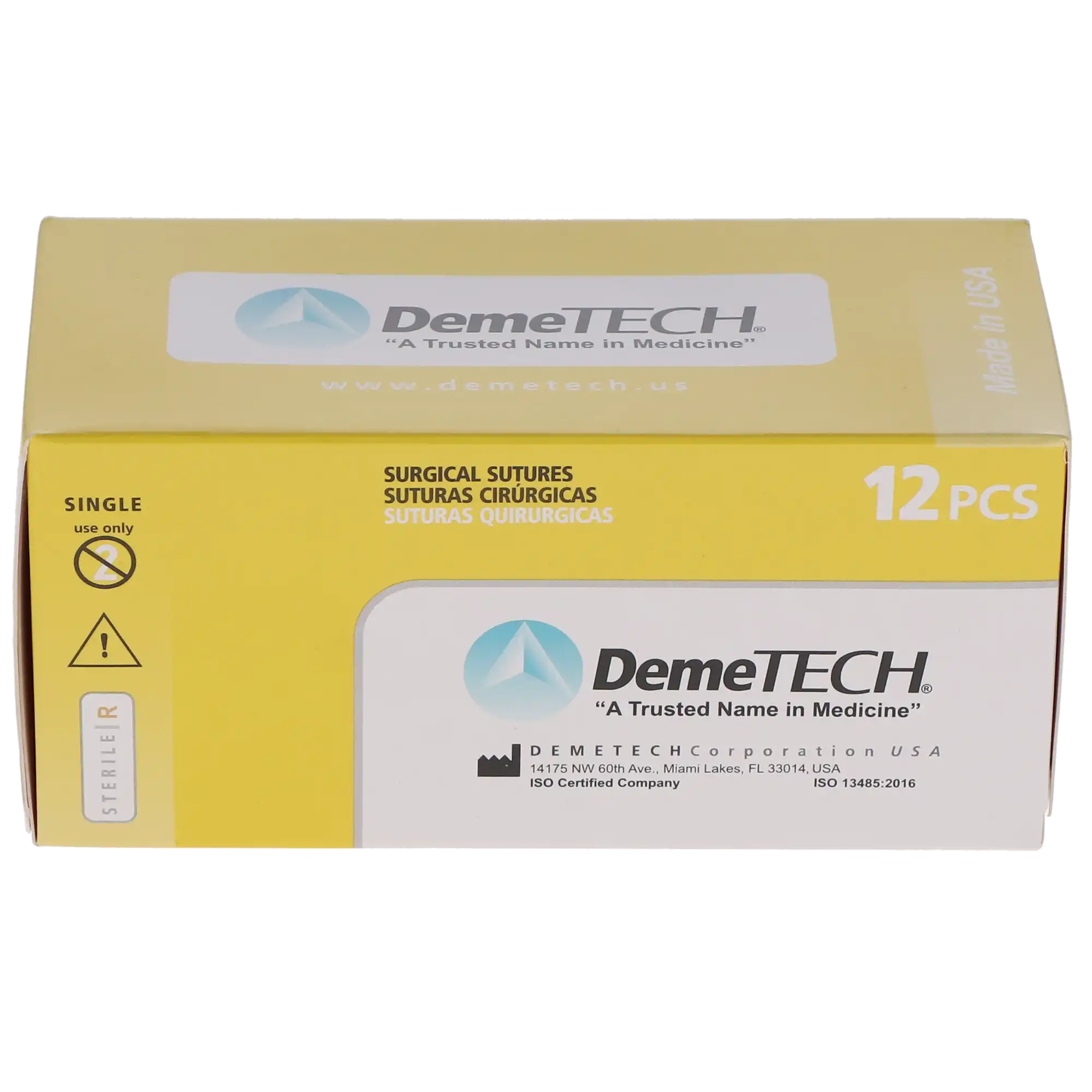 HSB Plain Gut Suture, 2/0, 70cm, 24mm 3/8 Circle Reverse Cutting Needle (DFS-1), Beige, 12/Bx thumbnail 4