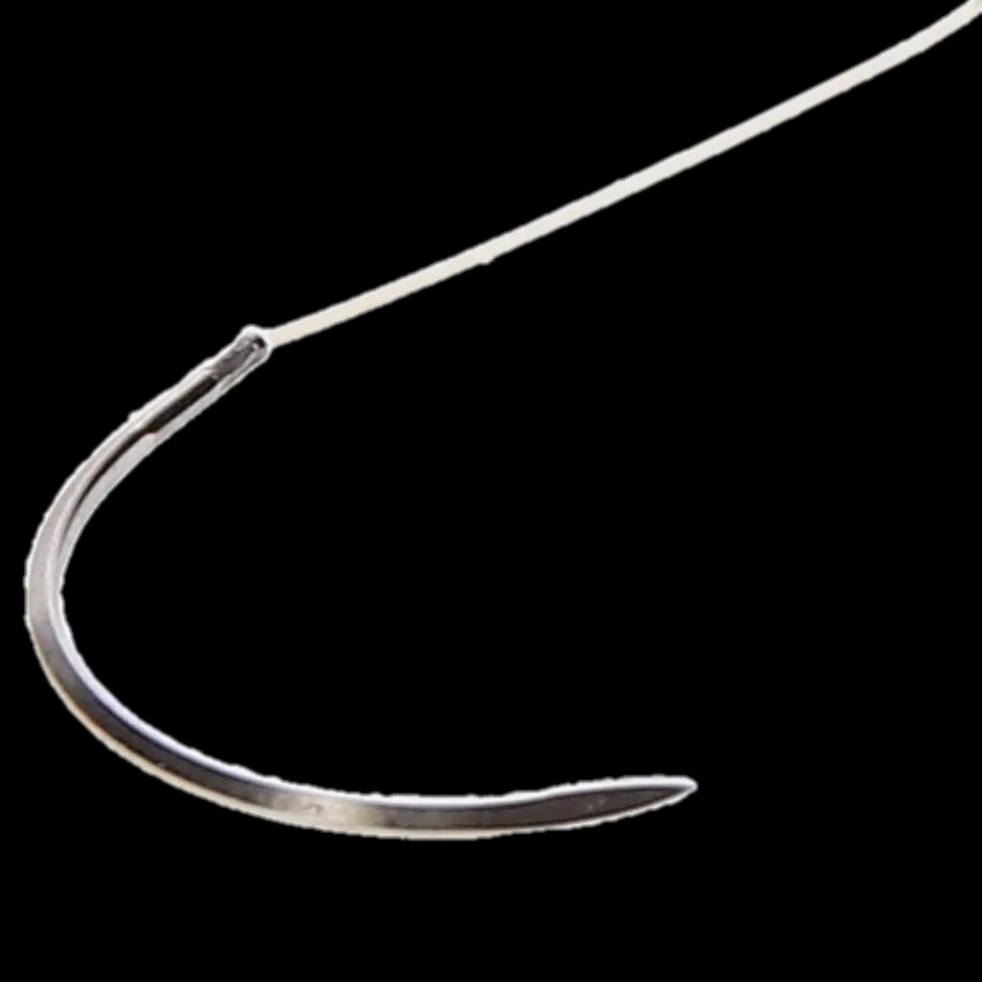 HSB Plain Gut Suture, 4-0, 45cm, 24mm 1/2 Circle Reverse Cutting Needle, DCP-2, Beige, 12/Bx thumbnail 5