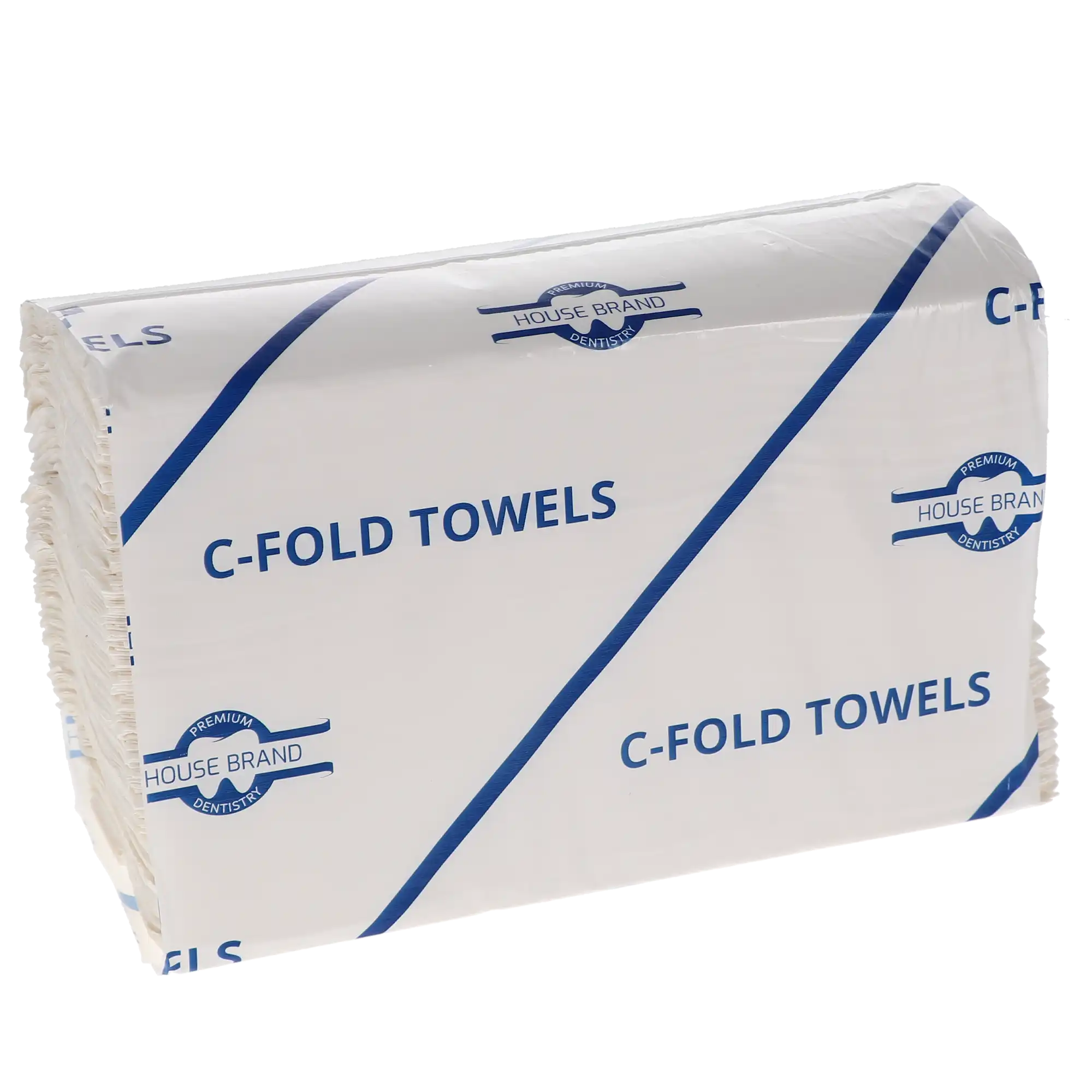 C-Fold Paper Towels, 1-Ply, White, 200/Pack, 2400/Case, 109300 thumbnail 3