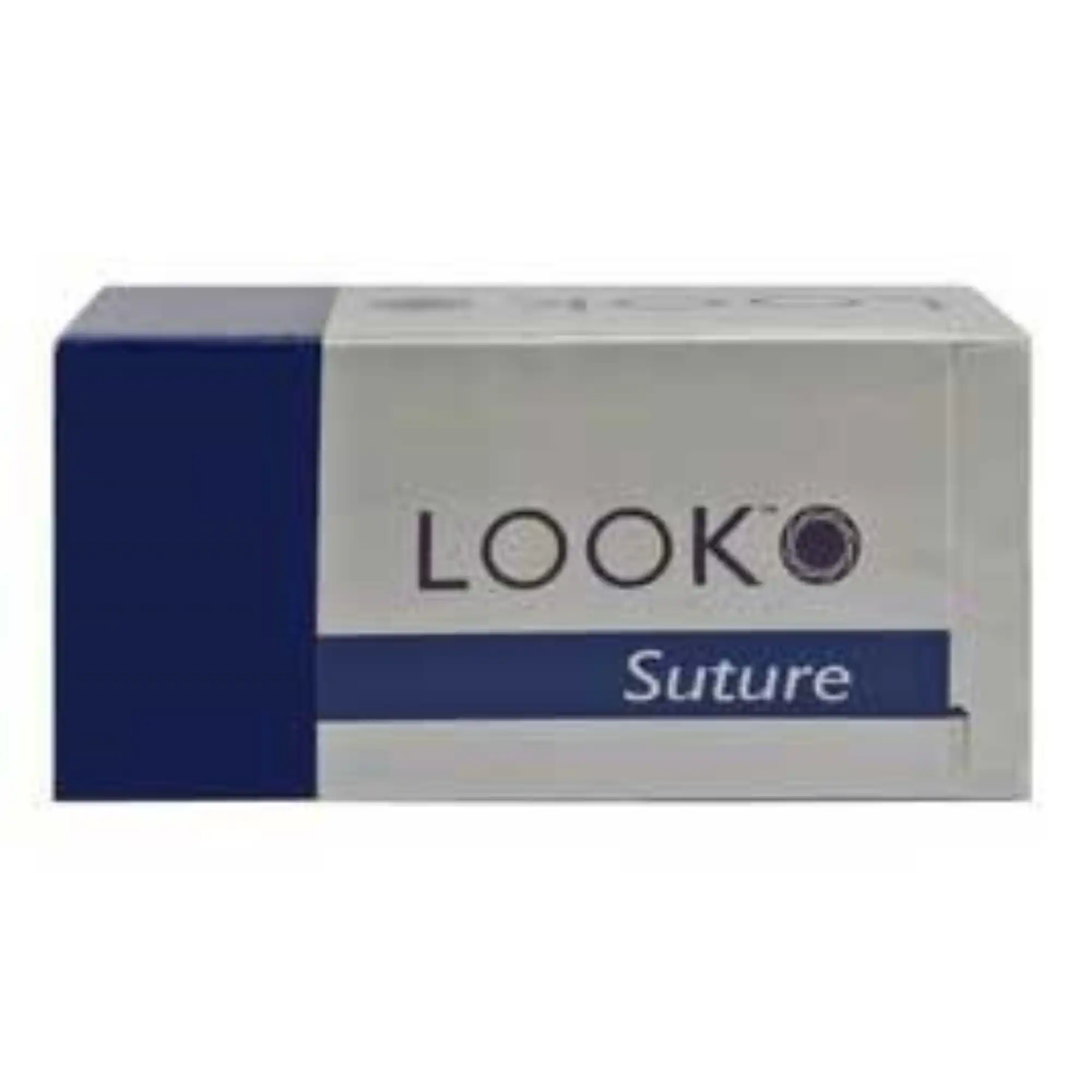 Look Nylon Suture, 5-0, Black, 18", C3 3/8 Circle Precision Reverse Cutting 13mm Needle - Look Sutures - Nylon, 5-0, Black 18", C3, 3/8 Circle Precision Reverse Cutting 13mm - Image 1