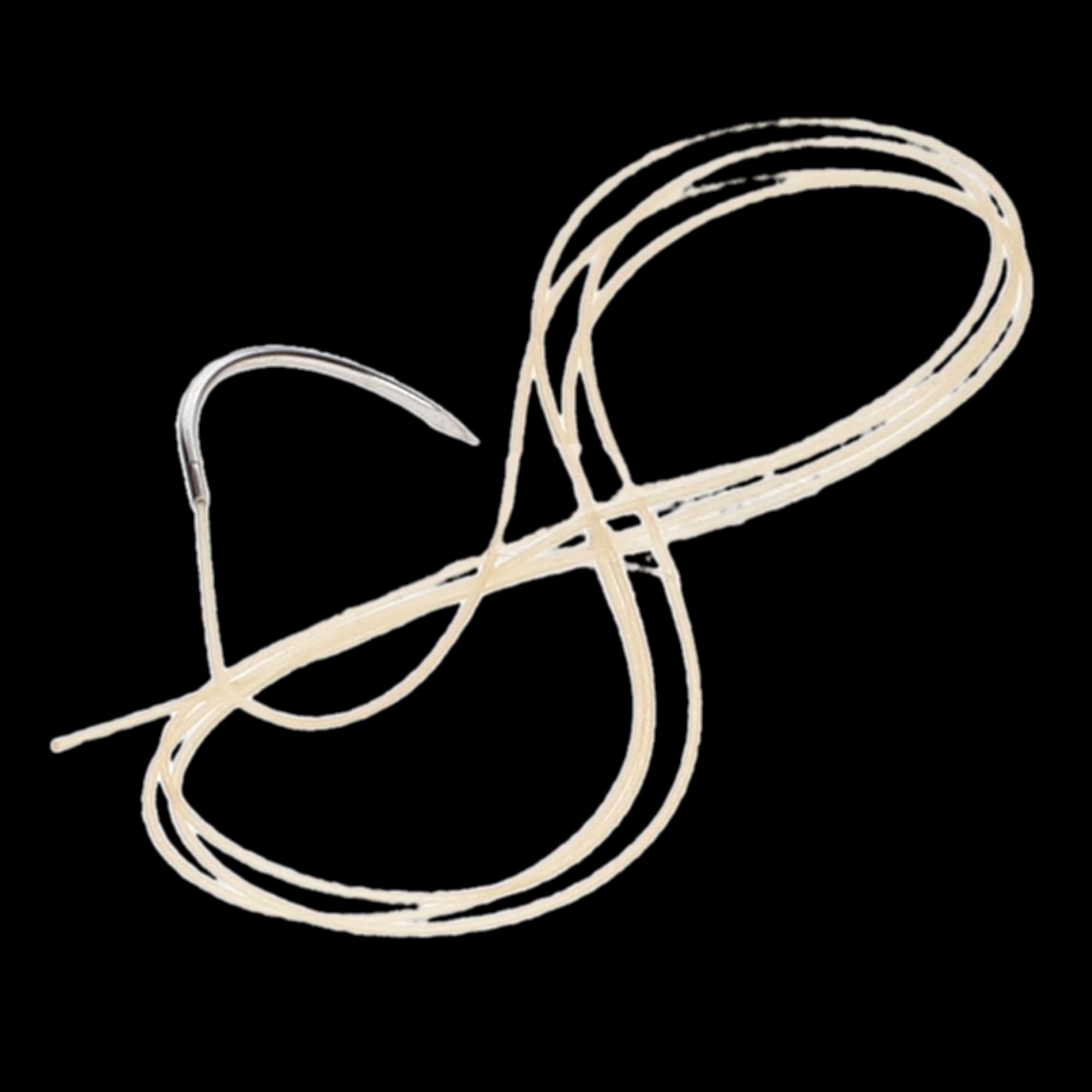Look Plain Gut Suture, 3-0, 18", C6 3/8 Circle Reverse Cutting Needle thumbnail 2