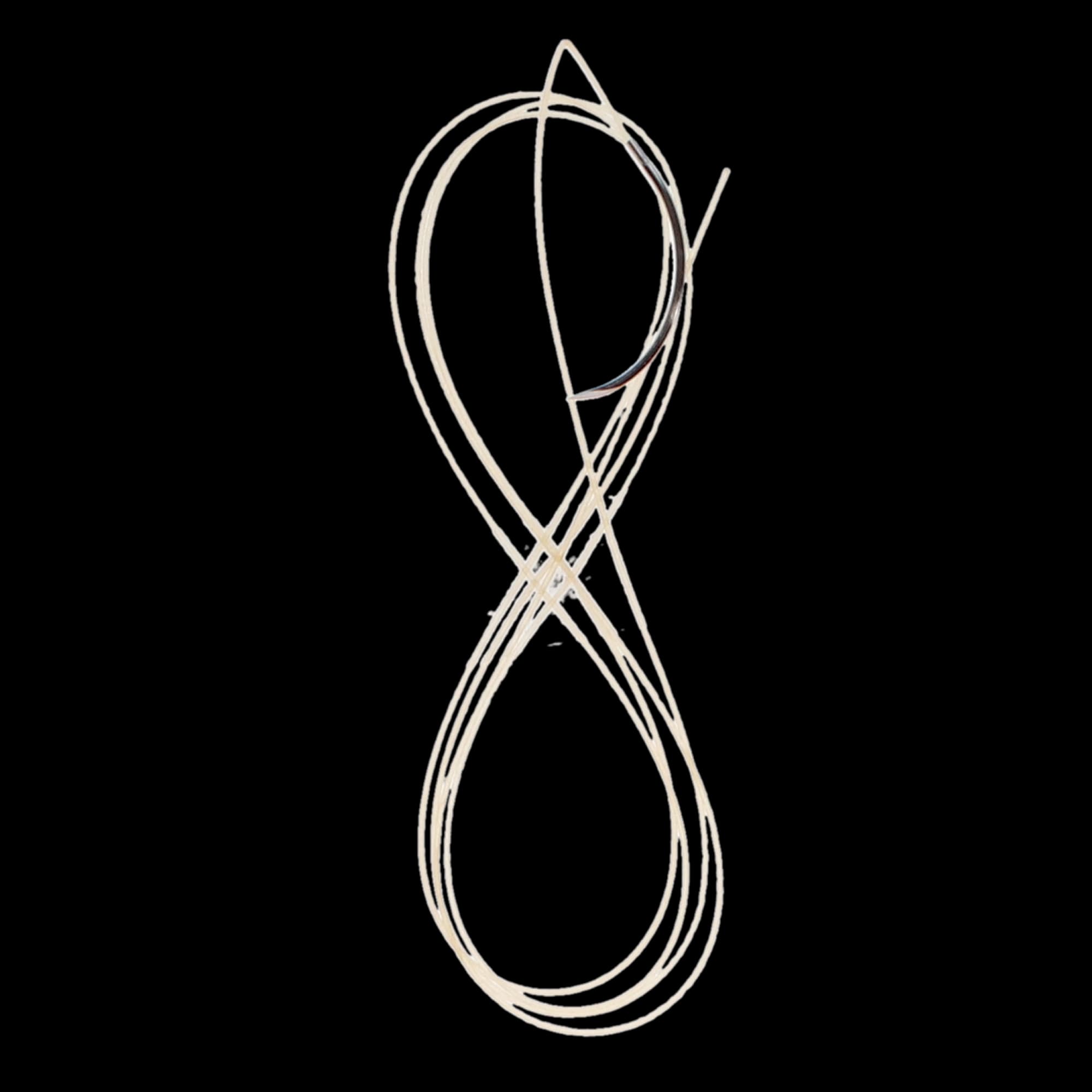 Look Plain Gut Suture, 3-0, 18", C6 3/8 Circle Reverse Cutting Needle thumbnail 3