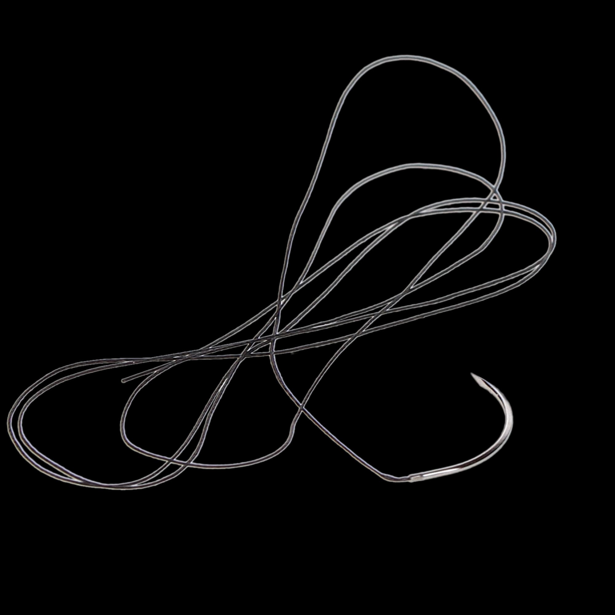 Look Silk Non-Absorbable Surgical Suture, 4-0, Black, 18" (45 cm), C6 3/8 Circle Reverse Cutting 19mm Needle thumbnail 2