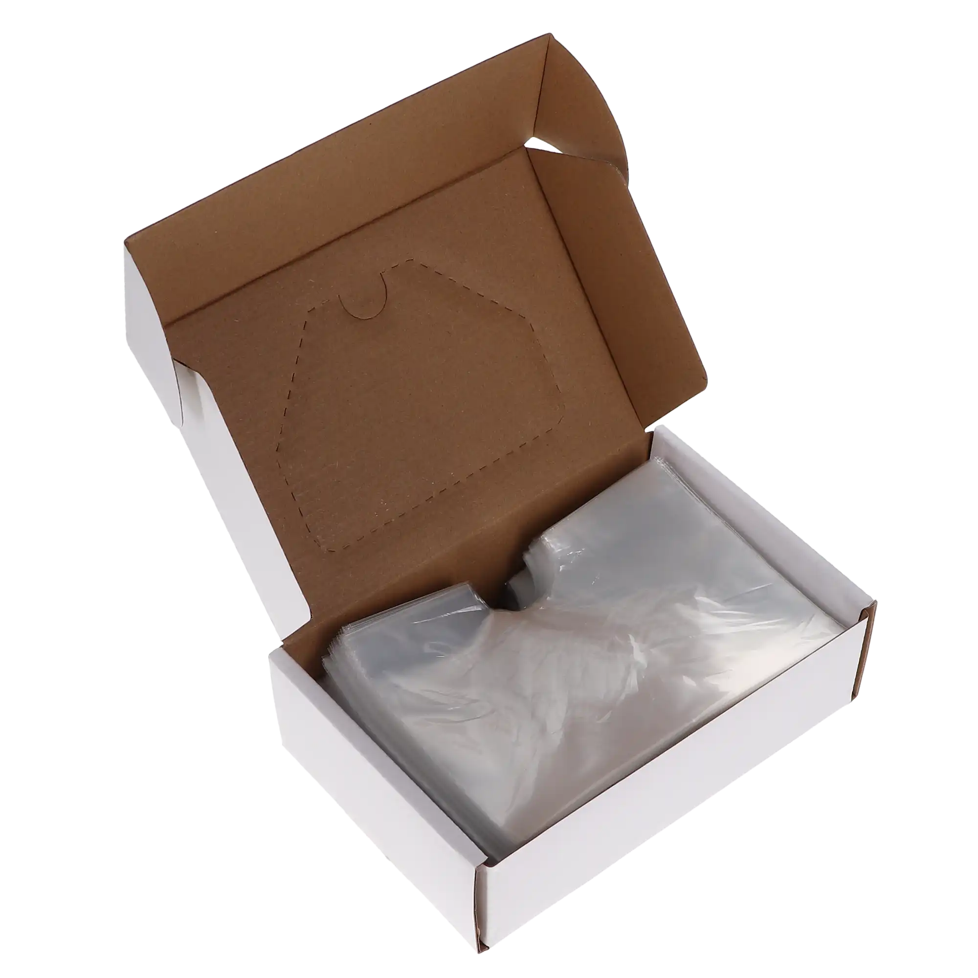 T-Style, T-Bar Light Handle Sleeves / Covers, 4" x 5.75", Clear, 500/Pk, 101168 thumbnail 3