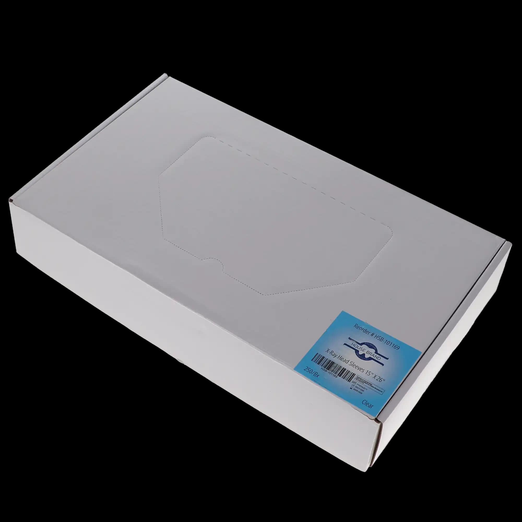 X-Ray Equipment Sleeves / Covers, Clear, 15" x 26", 250/Pk, 101169 thumbnail 3