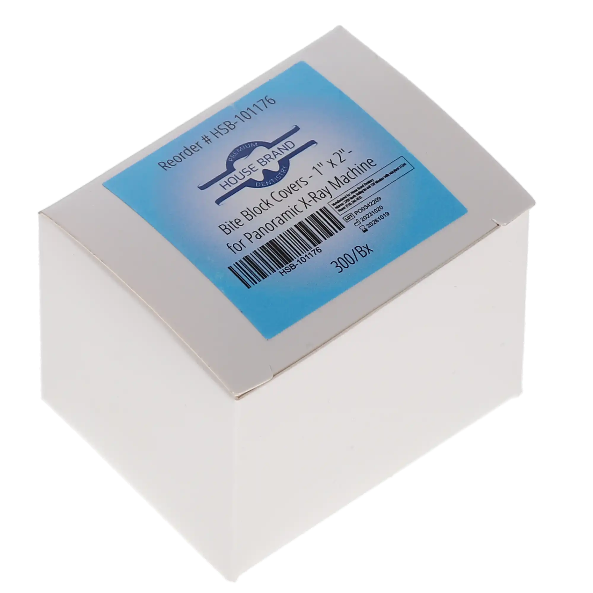 Panoramic Bite Block Covers, 1" x 2", 300/Pk, 101176 thumbnail 4