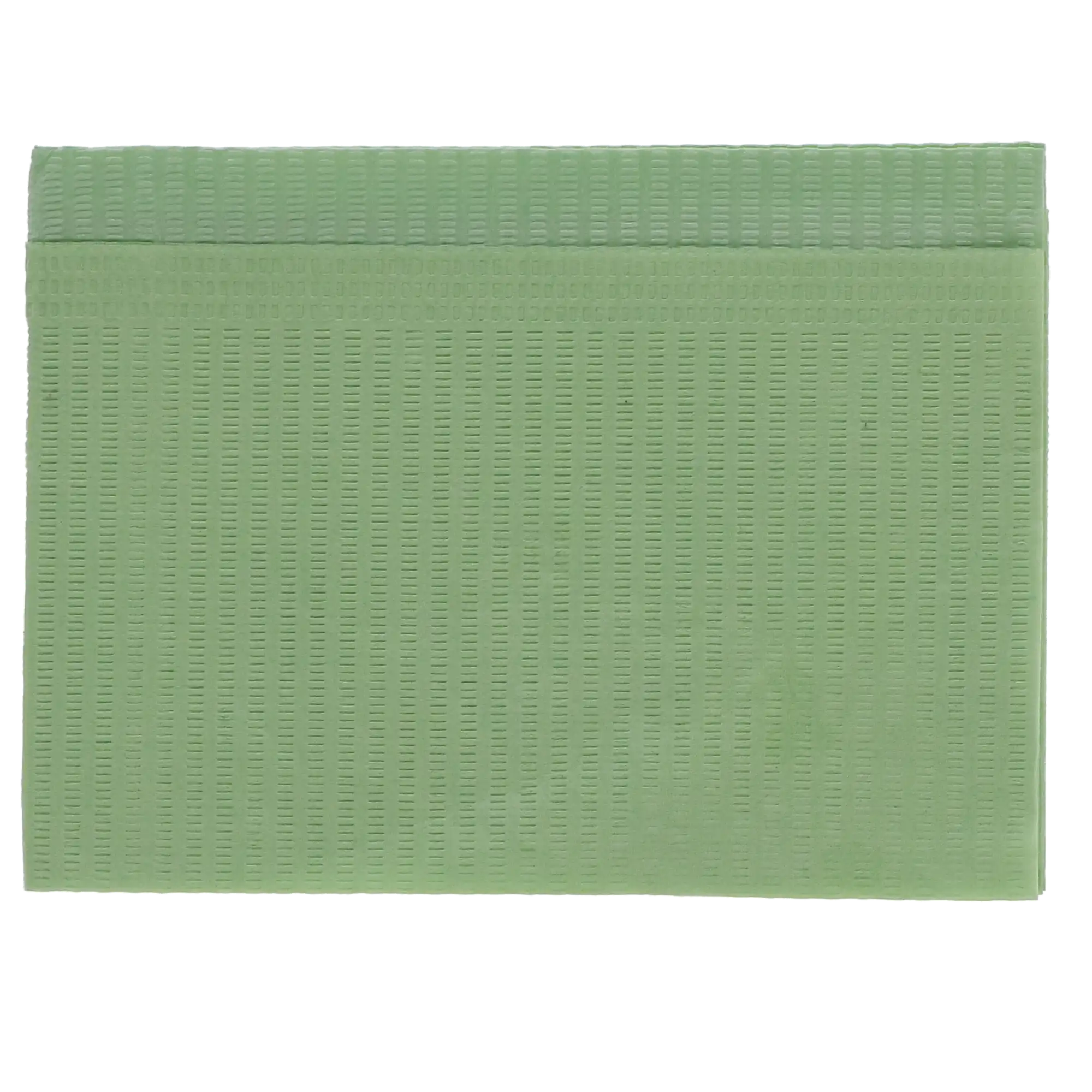 Disposable Patient Bibs, 3+1 Ply, 13" x 18", Green, 500/Pk, 109235 thumbnail 5