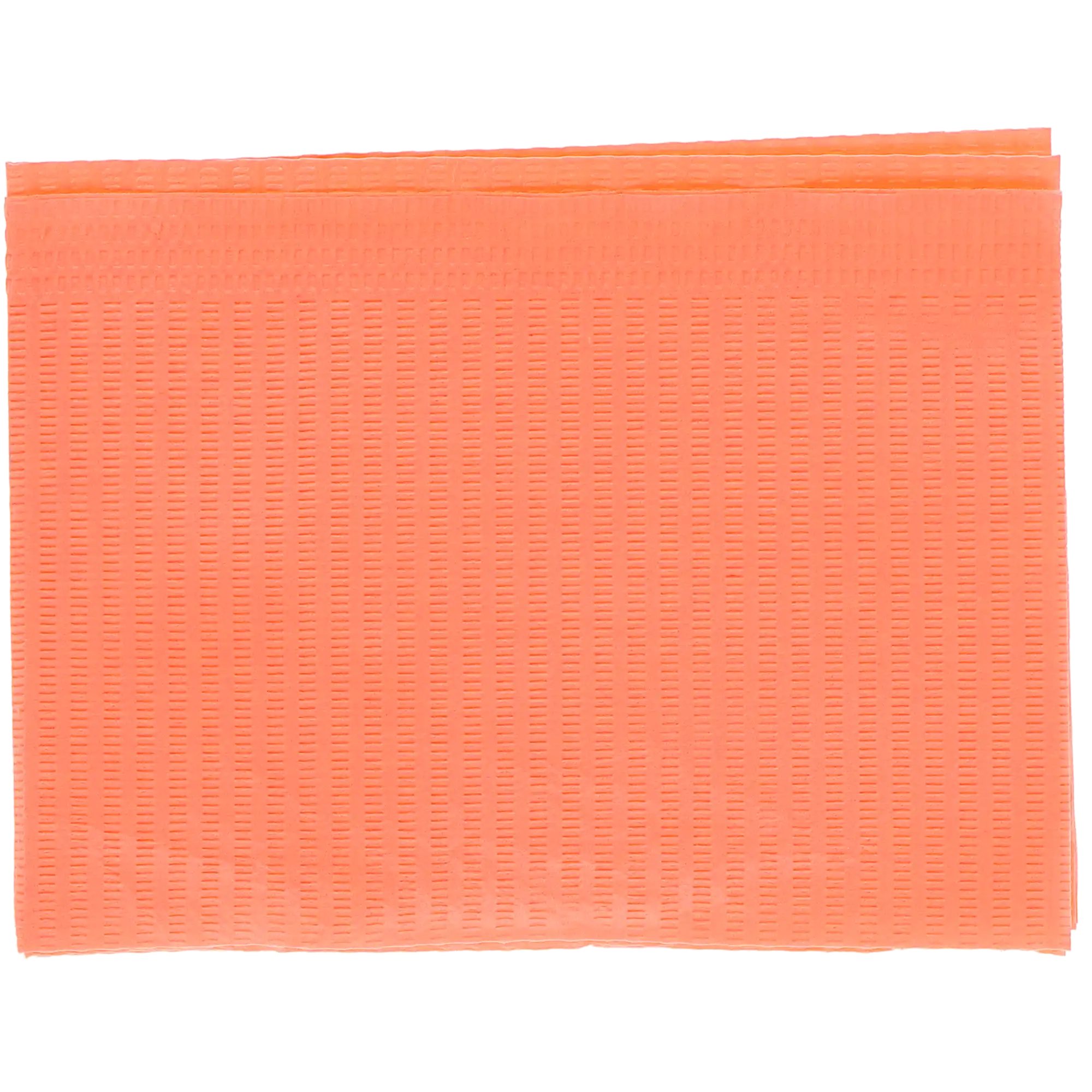 HSB Disposable Bibs, 3+1 Ply, 13" x 18", Peach, 500/Pk, 109237 thumbnail 5