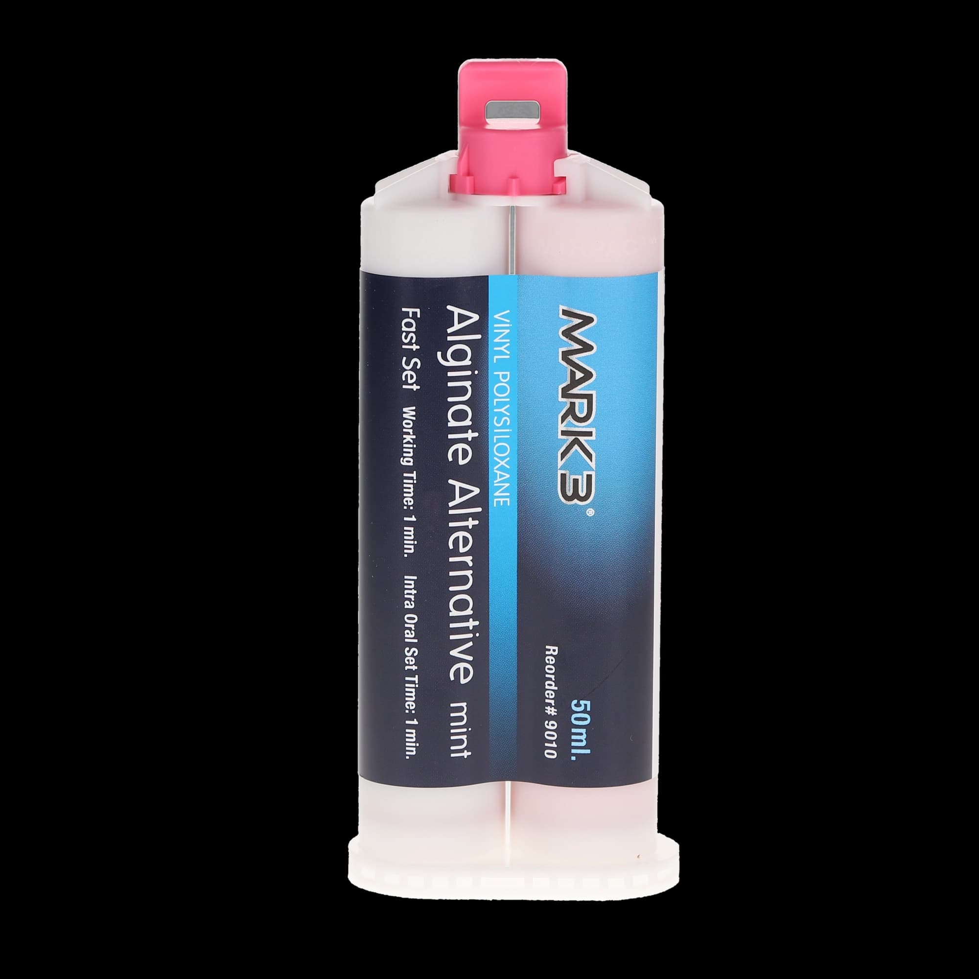 Mark3 VPS Alginate Alternative Fast Set, 50 mL Cartridges, Mint Flavor, 8/Pk, 9010 - Alginate Alternative Fast Set, 50 ML, Cartridges, 8/pk, 9010 - Image 1