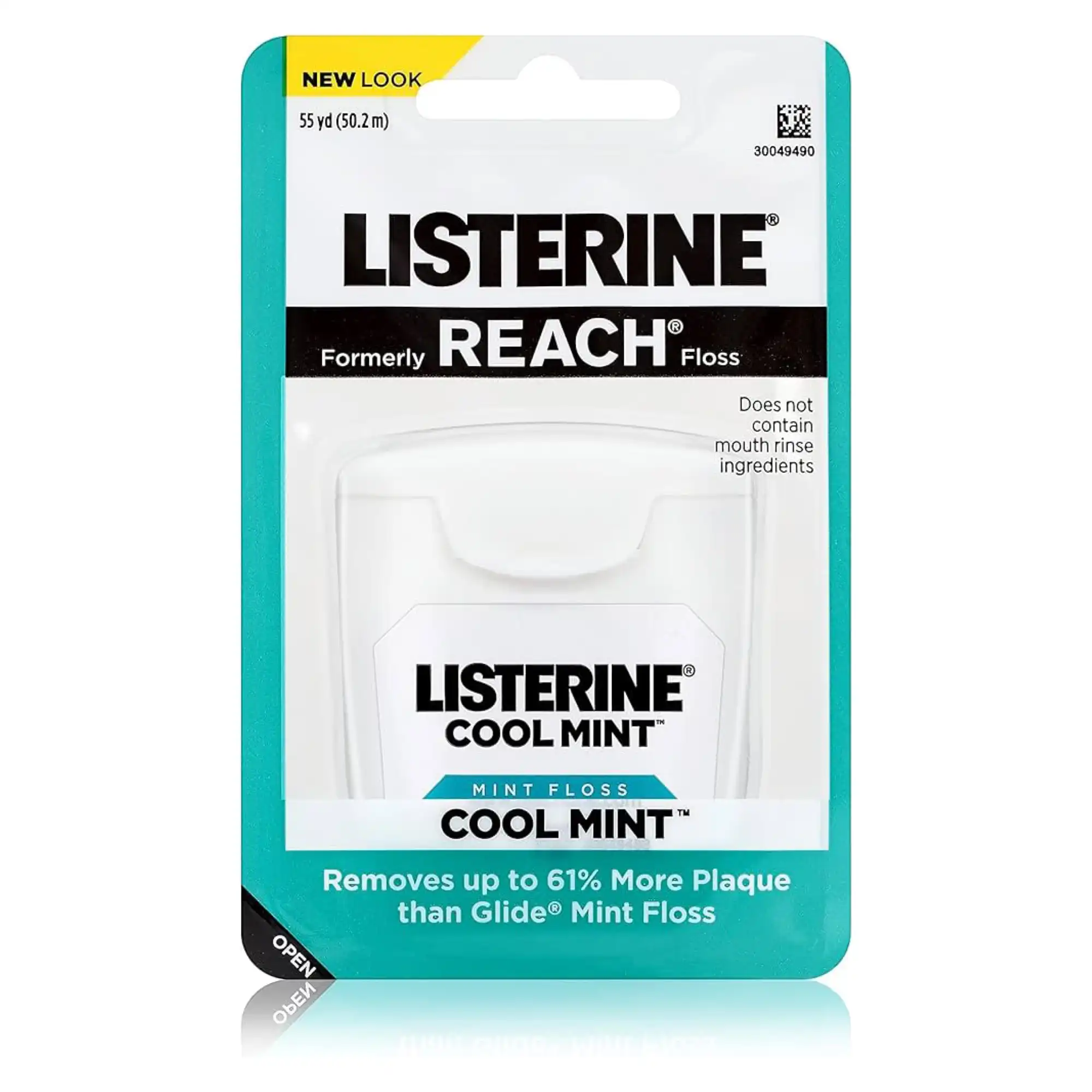 Reach Interdental Floss, CoolMint, 55 yds (1/Pc) - Reach - Interdental Floss, CoolMint, 55 yds (1/Pc) - Image 1