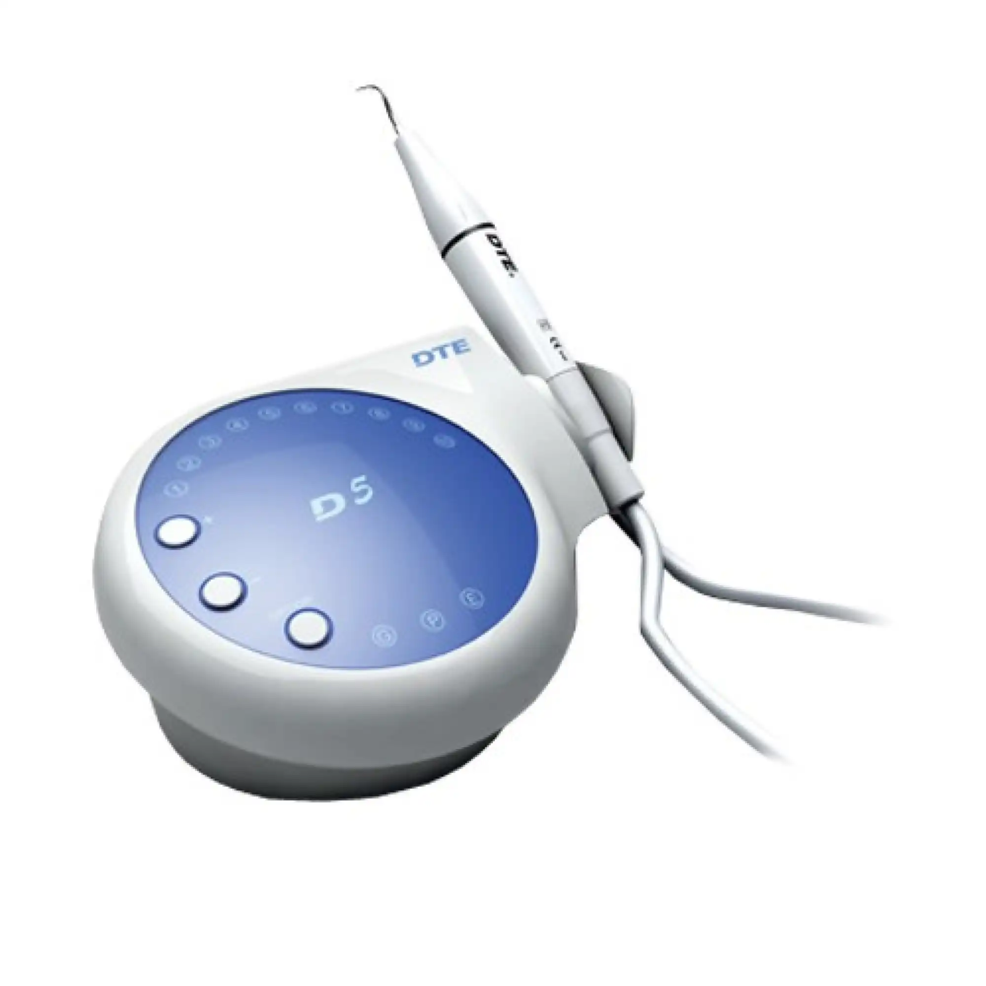 Woodpecker DTE D5 LED Ultrasonic Piezo Scaler, Blue, 28kHz-30kHz, with 6 Tips and Wrenches - DTE LED Ultrasonic Piezo Scaler, Blue, 28kHz-30kHz, D5 Blue - Image 1