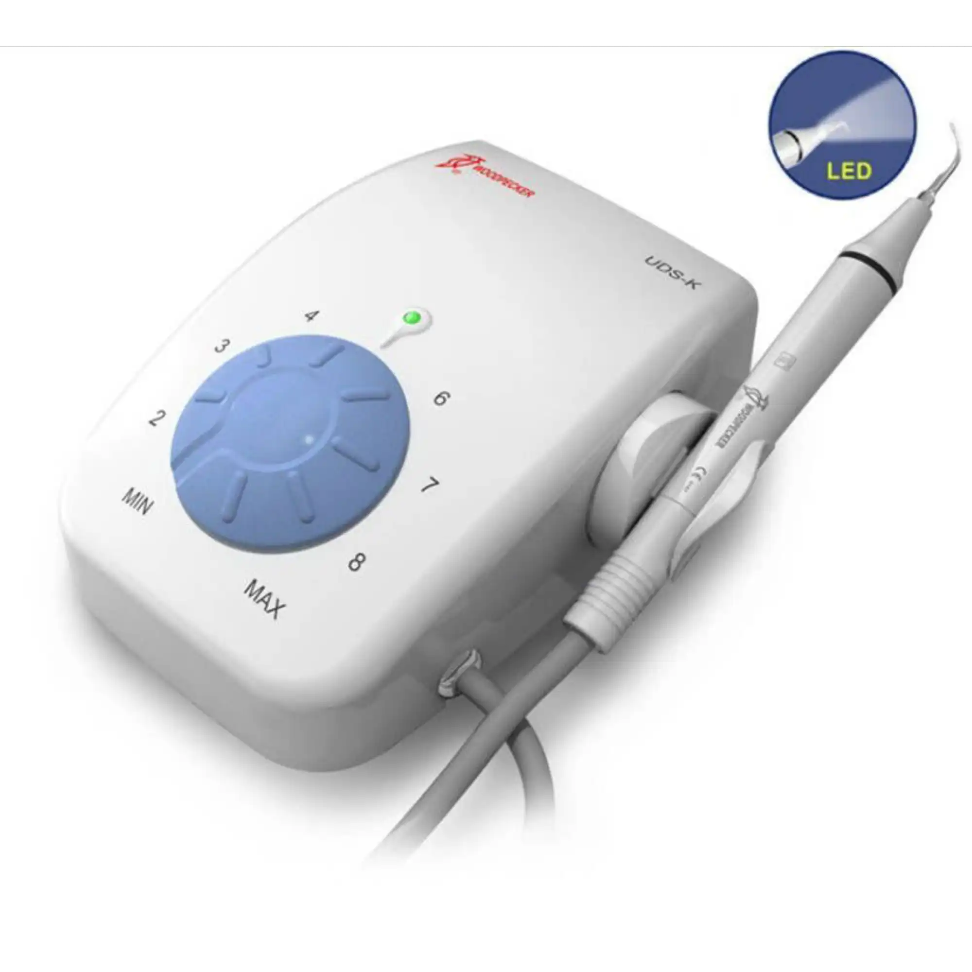 Woodpecker Piezoelectric Dental Piezo Ultrasonic Scaler, UDS-K, Single Kit with 5 Tips, Autoclavable Handpiece - Piezoelectric Dental Piezo Ultrasonic Scaler, UDS-K - Image 1