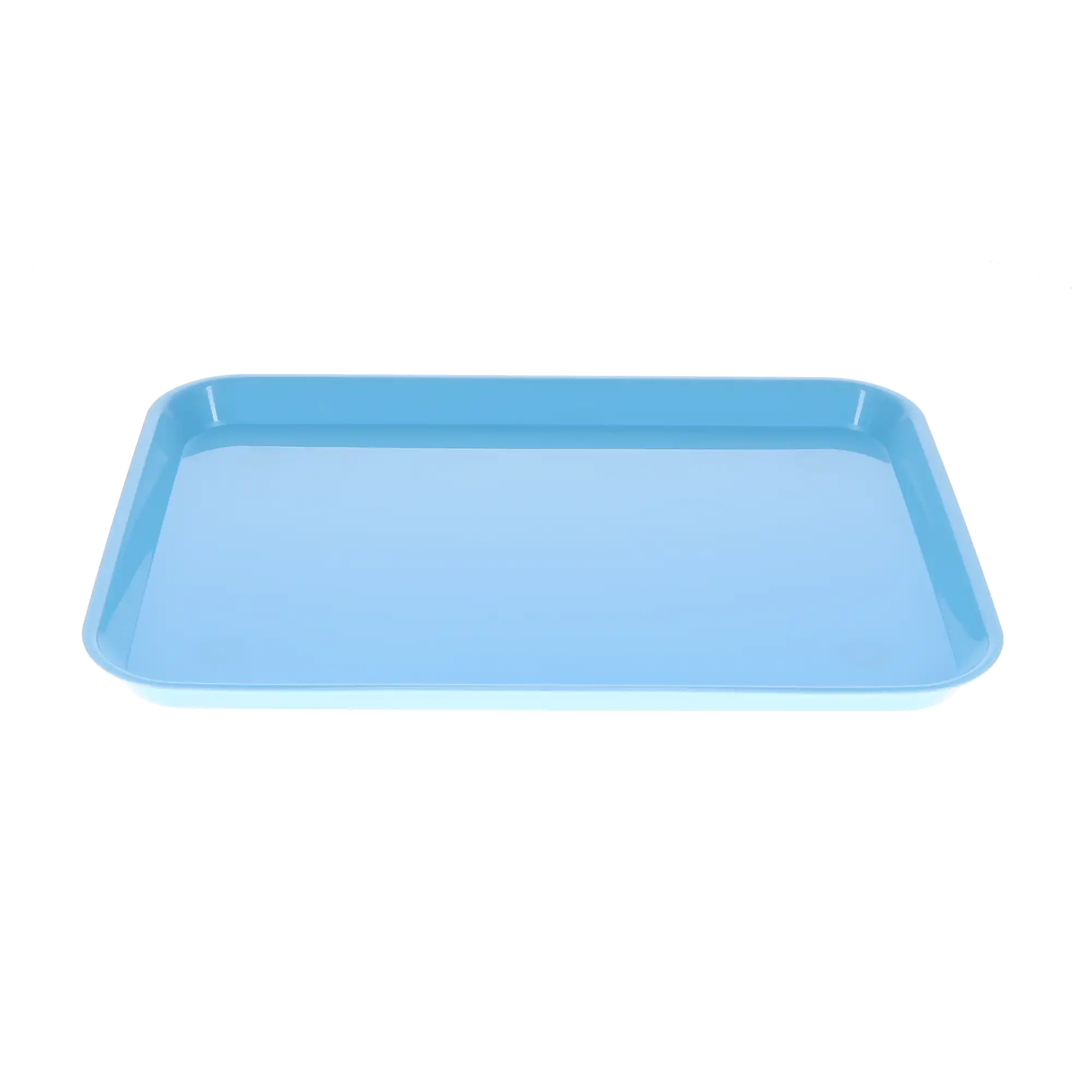 Set-Up Plastic Flat Trays, # B, Blue, 1/Pk, 108136 thumbnail 5
