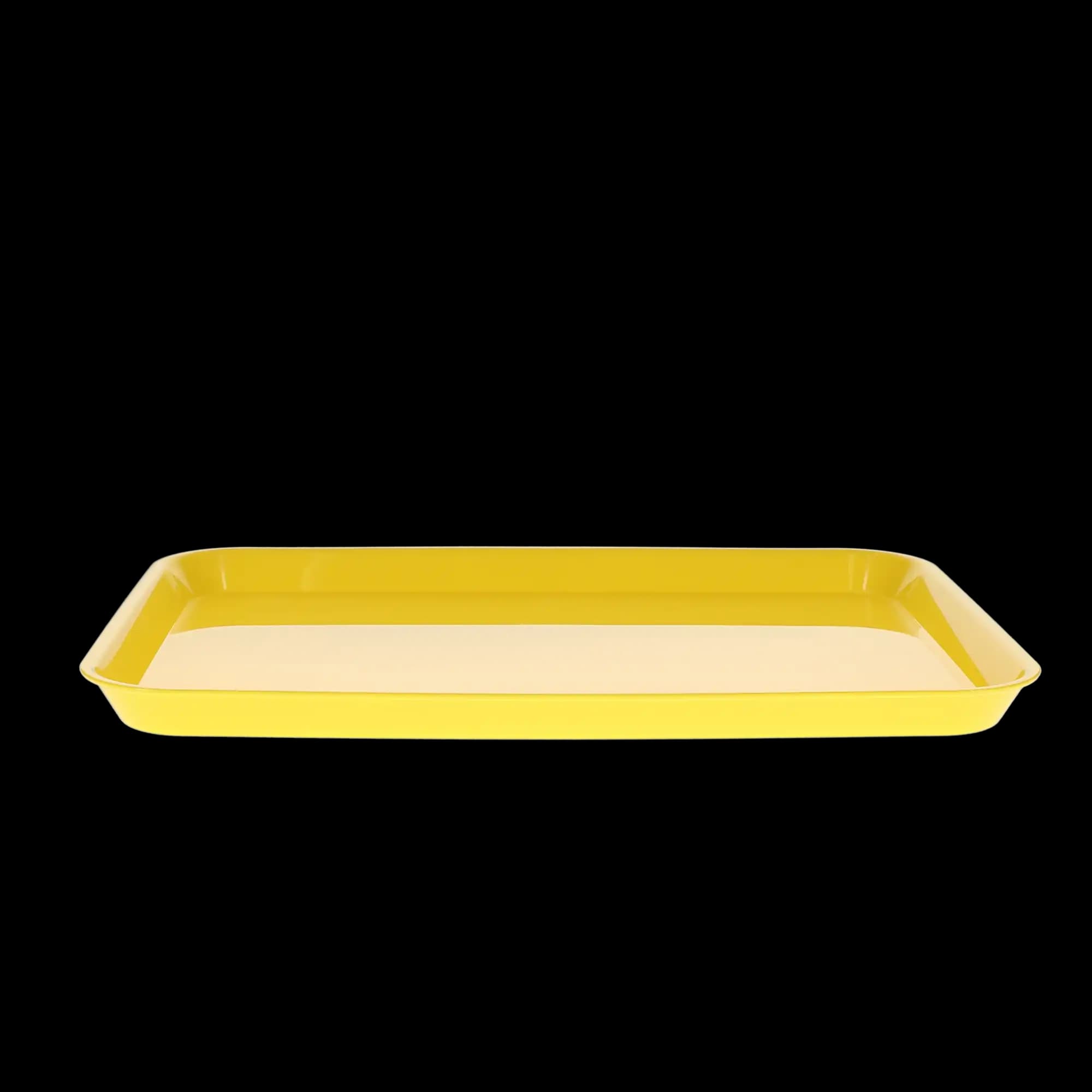 Set-Up Plastic Flat Trays, # B, Yellow, 1/Pk, 108137 - Set-Up Plastic Flat Trays, # B, Yellow, 1/Pk, 108137 - Image 1