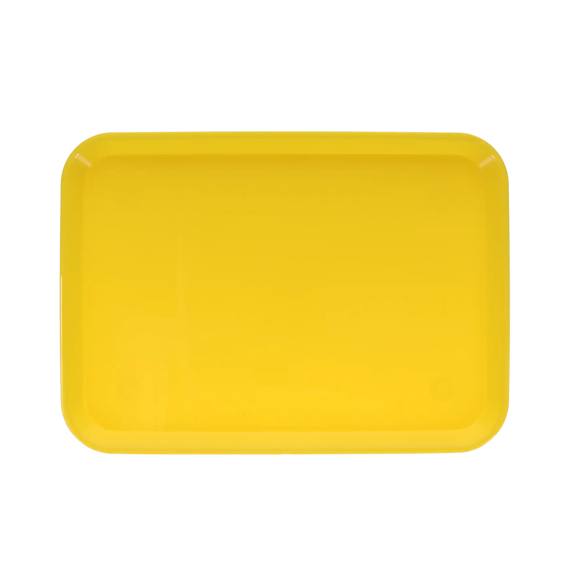 Set-Up Plastic Flat Trays, # B, Yellow, 1/Pk, 108137 thumbnail 3