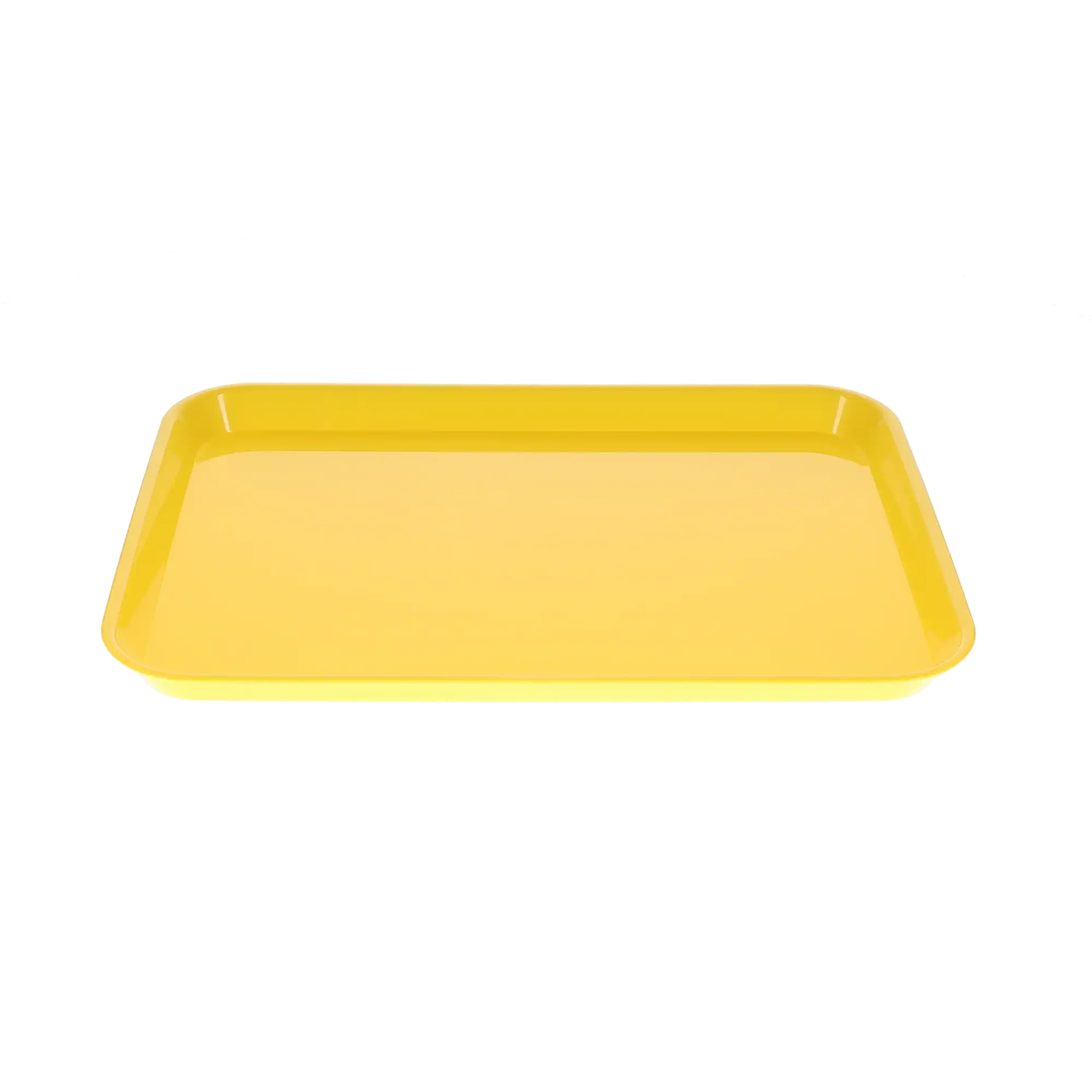 Set-Up Plastic Flat Trays, # B, Yellow, 1/Pk, 108137 thumbnail 5