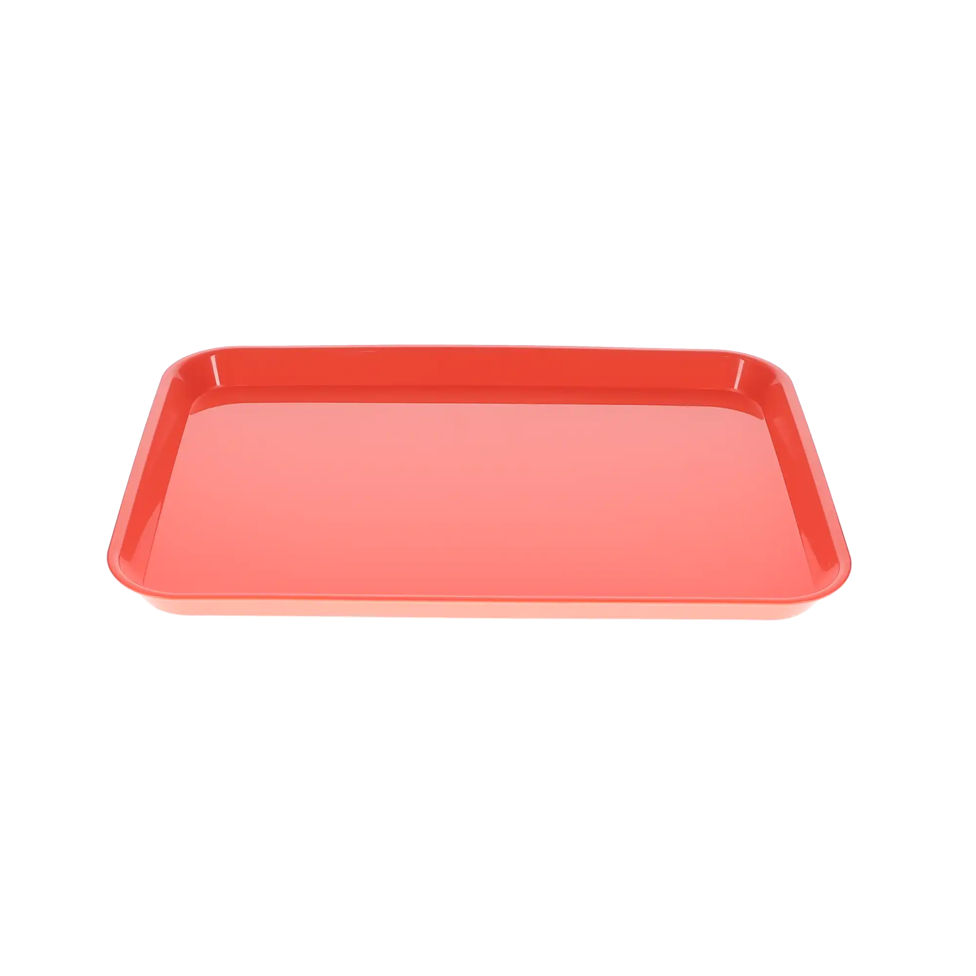 Set-Up Plastic Flat Tray, #B, Coral, 1/Pk, 108140 thumbnail 5