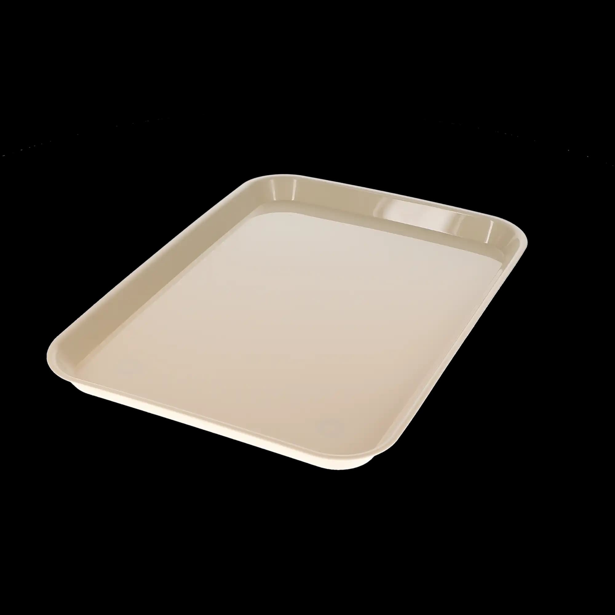 Set-Up Plastic Flat Trays, # B, Beige, 1/Pk, 108141 thumbnail 2