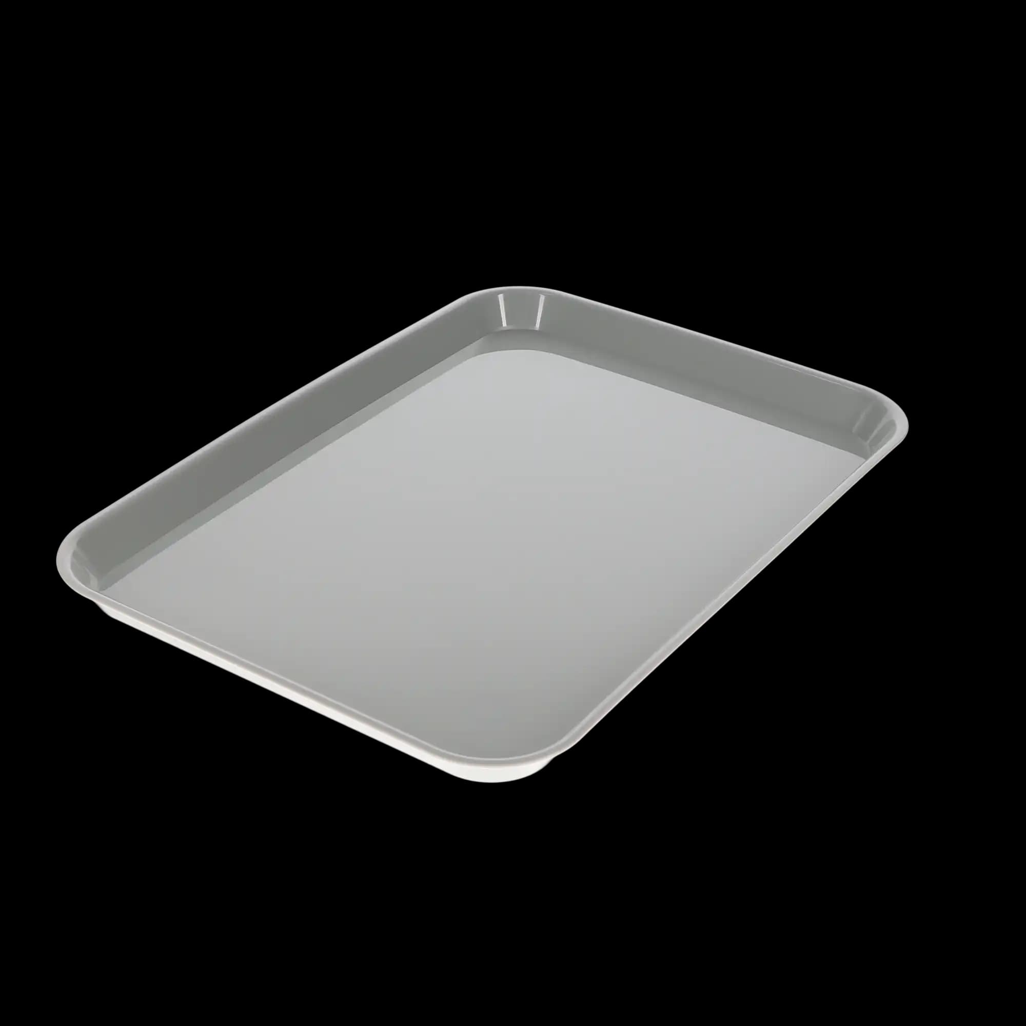 Set-Up Plastic Flat Trays, # B, Gray, 1/Pk, 108142 thumbnail 2