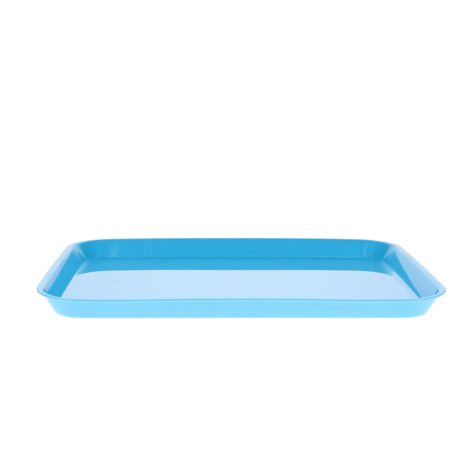 Set-Up Plastic Flat Trays, #B, Neon Blue, 1/Pk, 108146 - Set-Up Plastic Flat Trays, # B, Neon Blue, 1/Pk, 108146 - Image 1