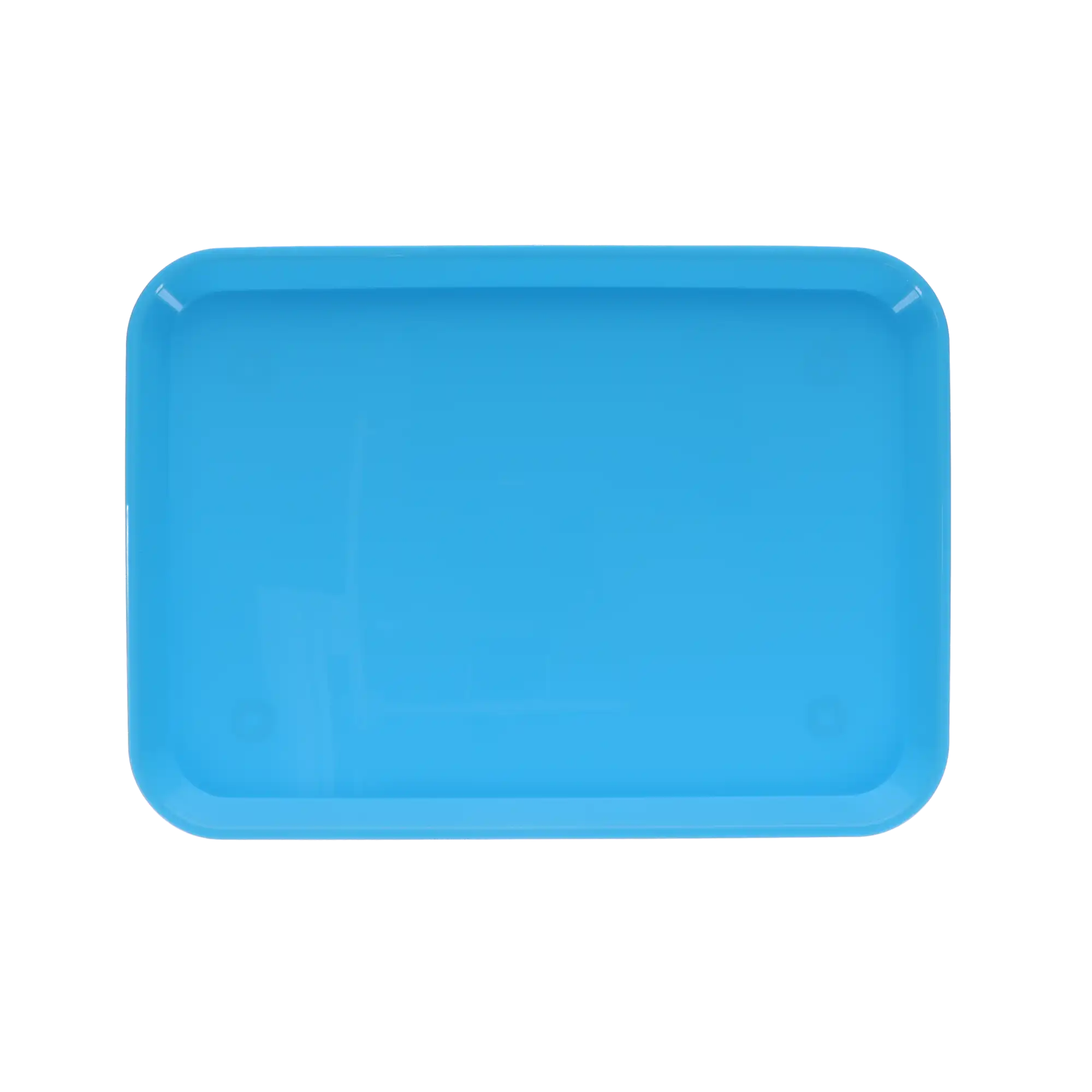 Set-Up Plastic Flat Trays, #B, Neon Blue, 1/Pk, 108146 thumbnail 3