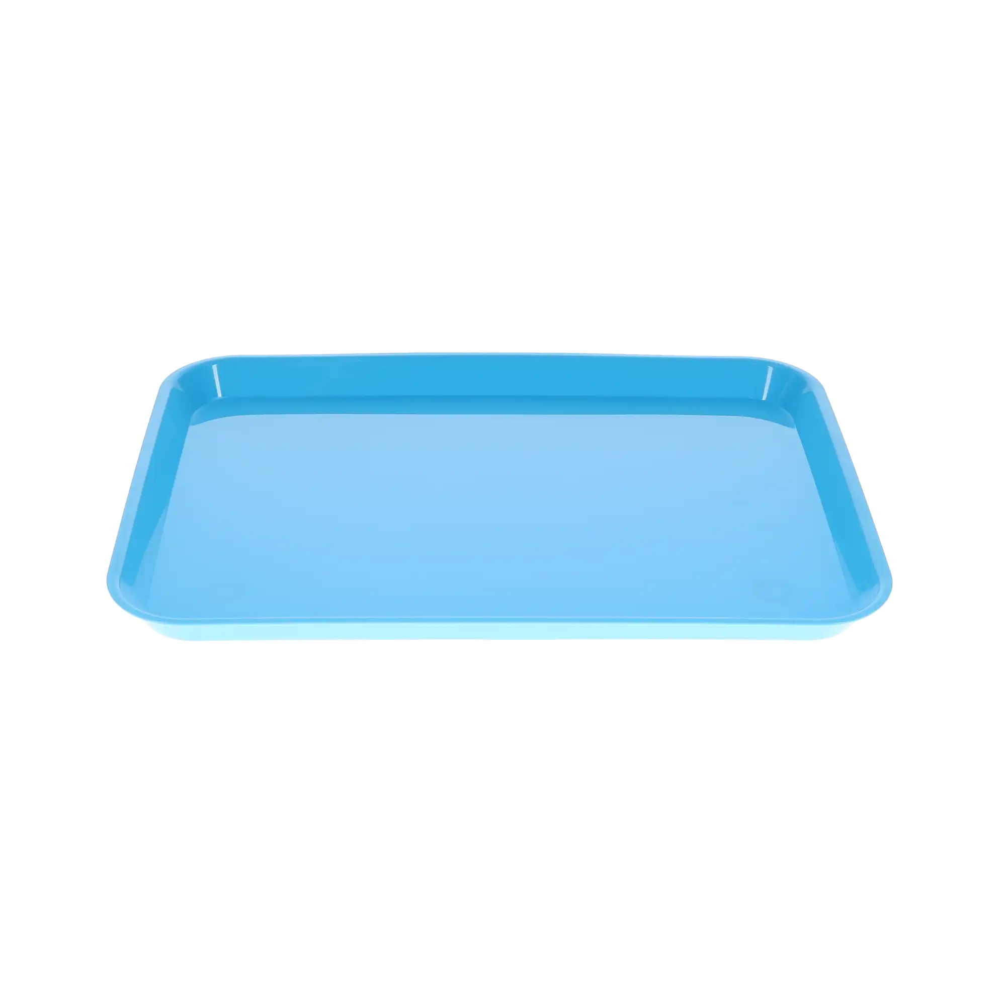 Set-Up Plastic Flat Trays, #B, Neon Blue, 1/Pk, 108146 thumbnail 5