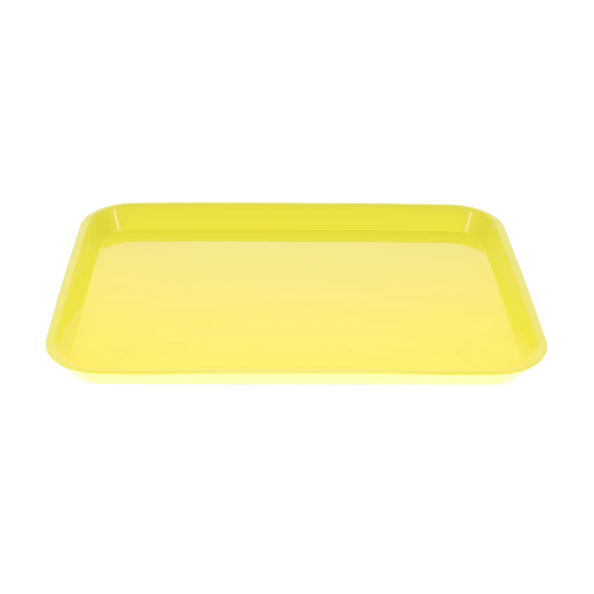 HSB Set-Up Plastic Flat Tray, #B, Neon Yellow, 1/Pk, 108148 thumbnail 5