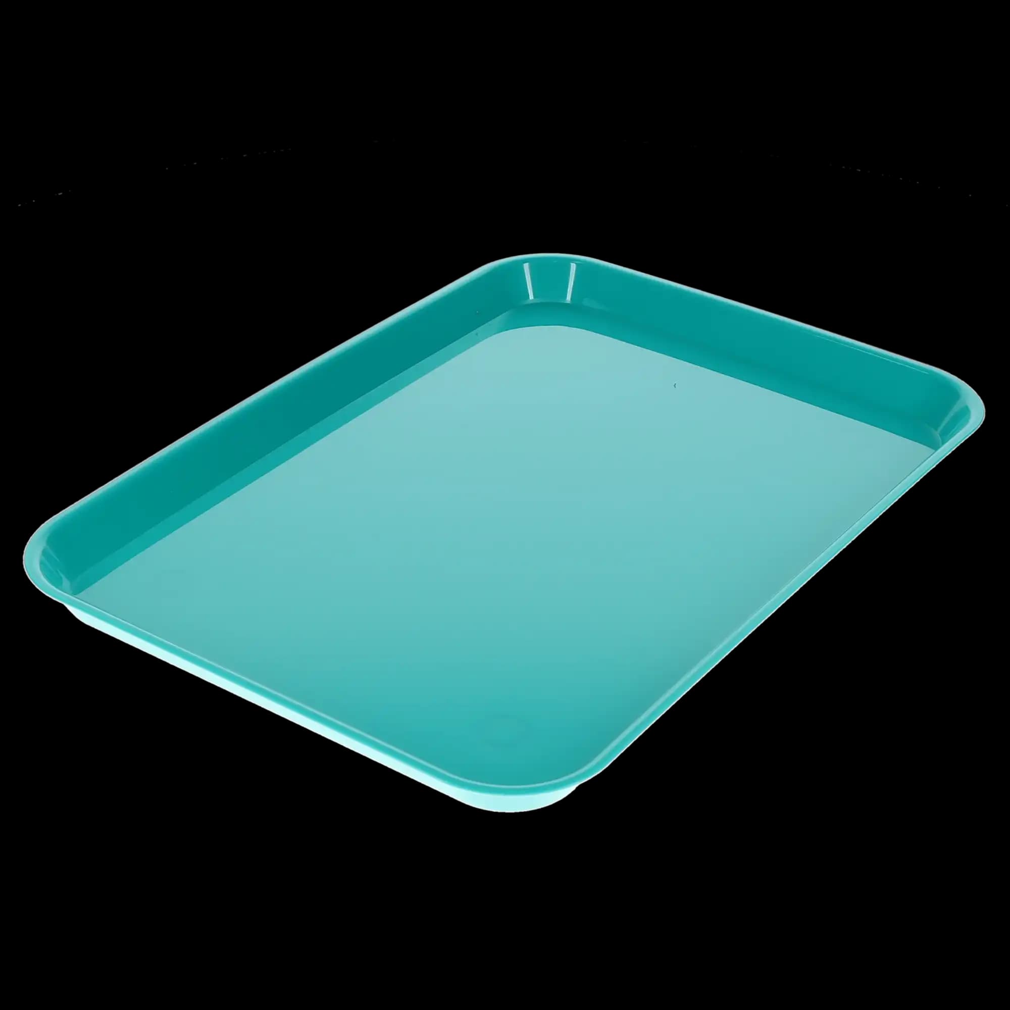 Set-Up Plastic Flat Trays, # B, Neon Green, 1/Pk, 108149 thumbnail 2