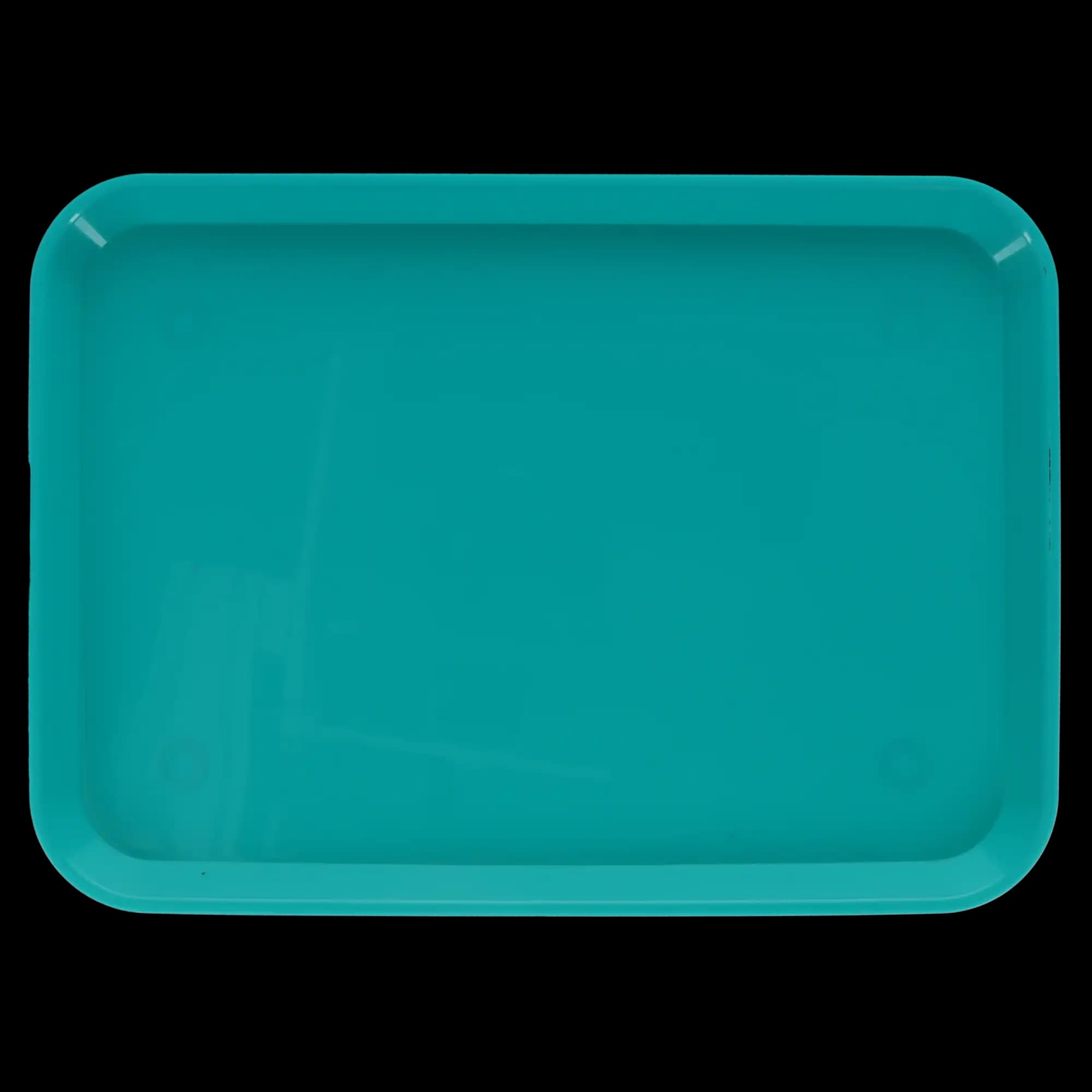 Set-Up Plastic Flat Trays, # B, Neon Green, 1/Pk, 108149 thumbnail 3