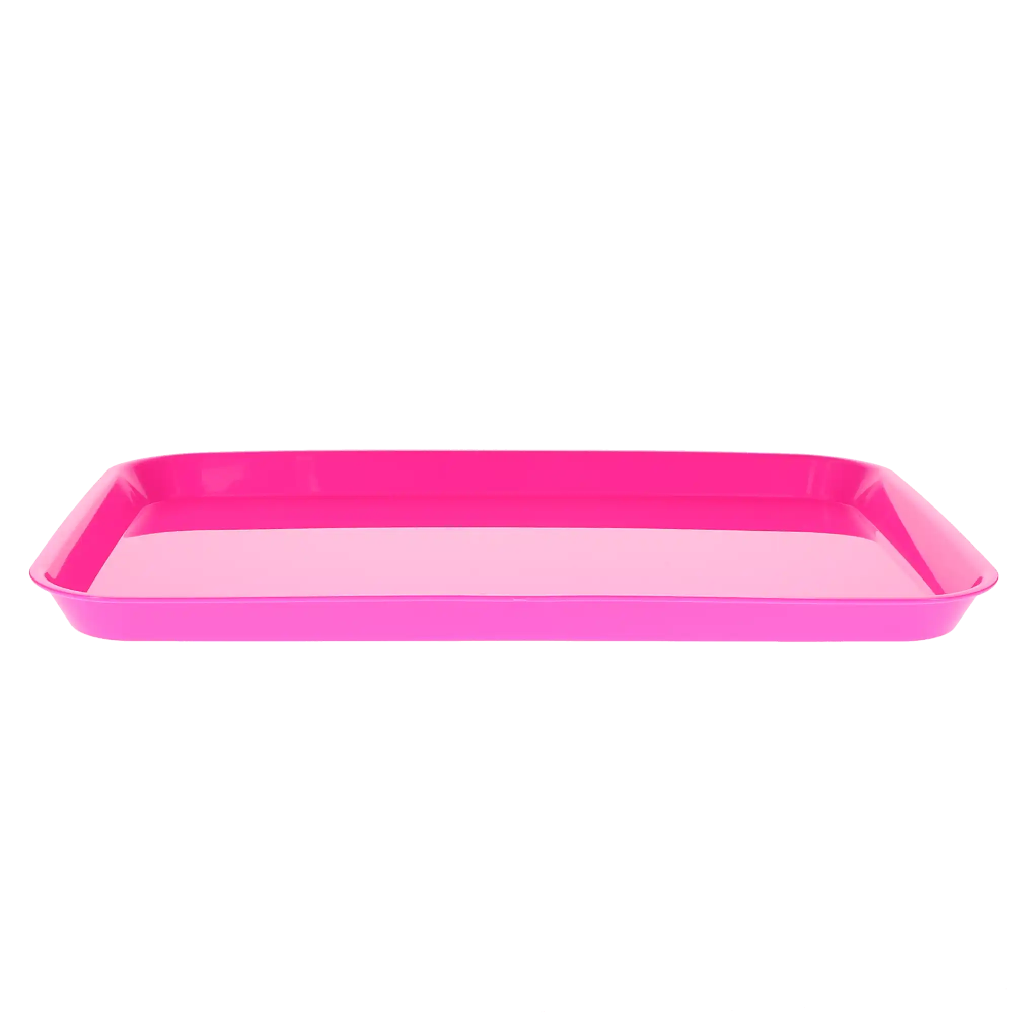 Set-Up Plastic Flat Tray, #B, Neon Pink, 1/Pk, 108150 - Set-Up Plastic Flat Trays, # B, Neon Pink, 1/Pk, 108150 - Image 1