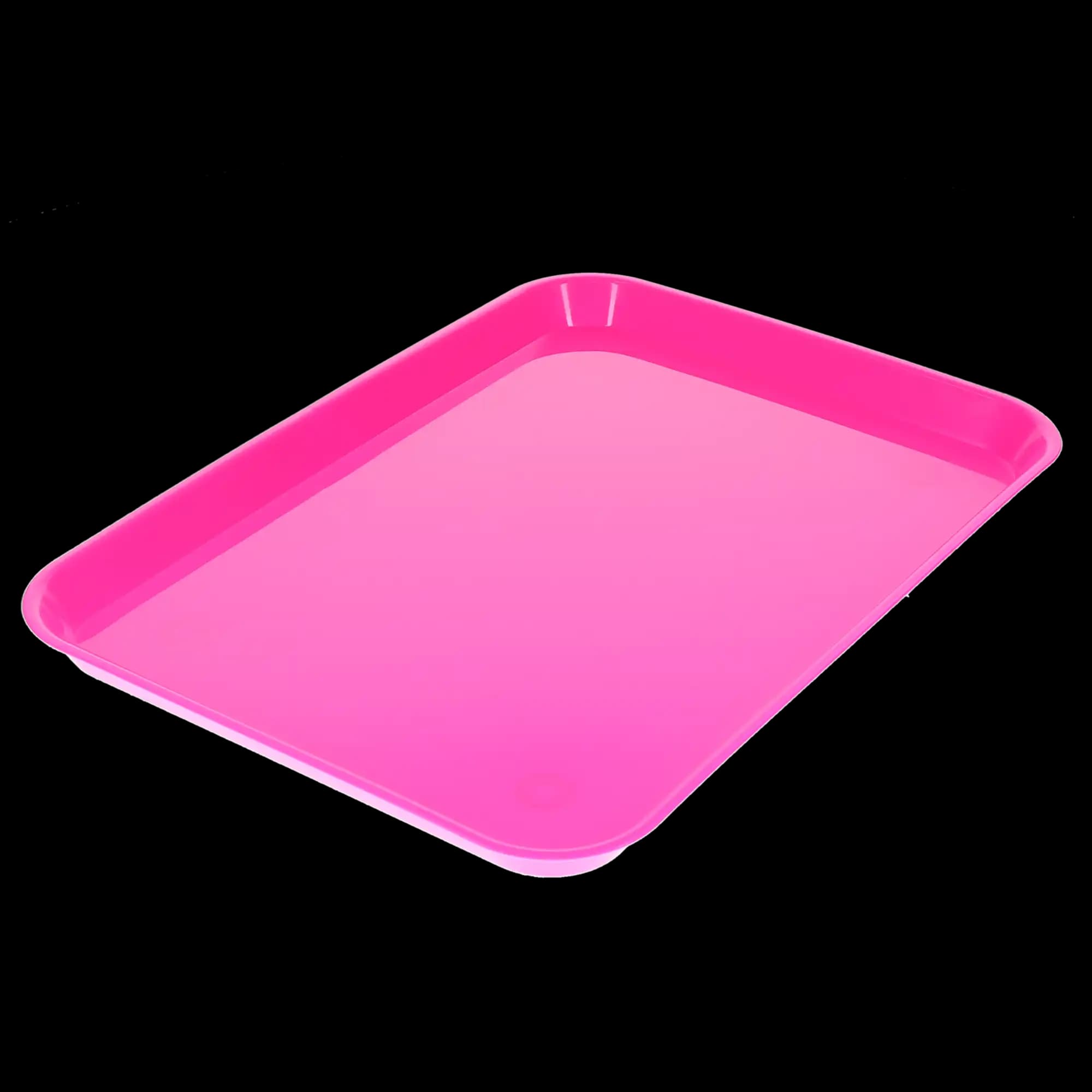 Set-Up Plastic Flat Tray, #B, Neon Pink, 1/Pk, 108150 thumbnail 2