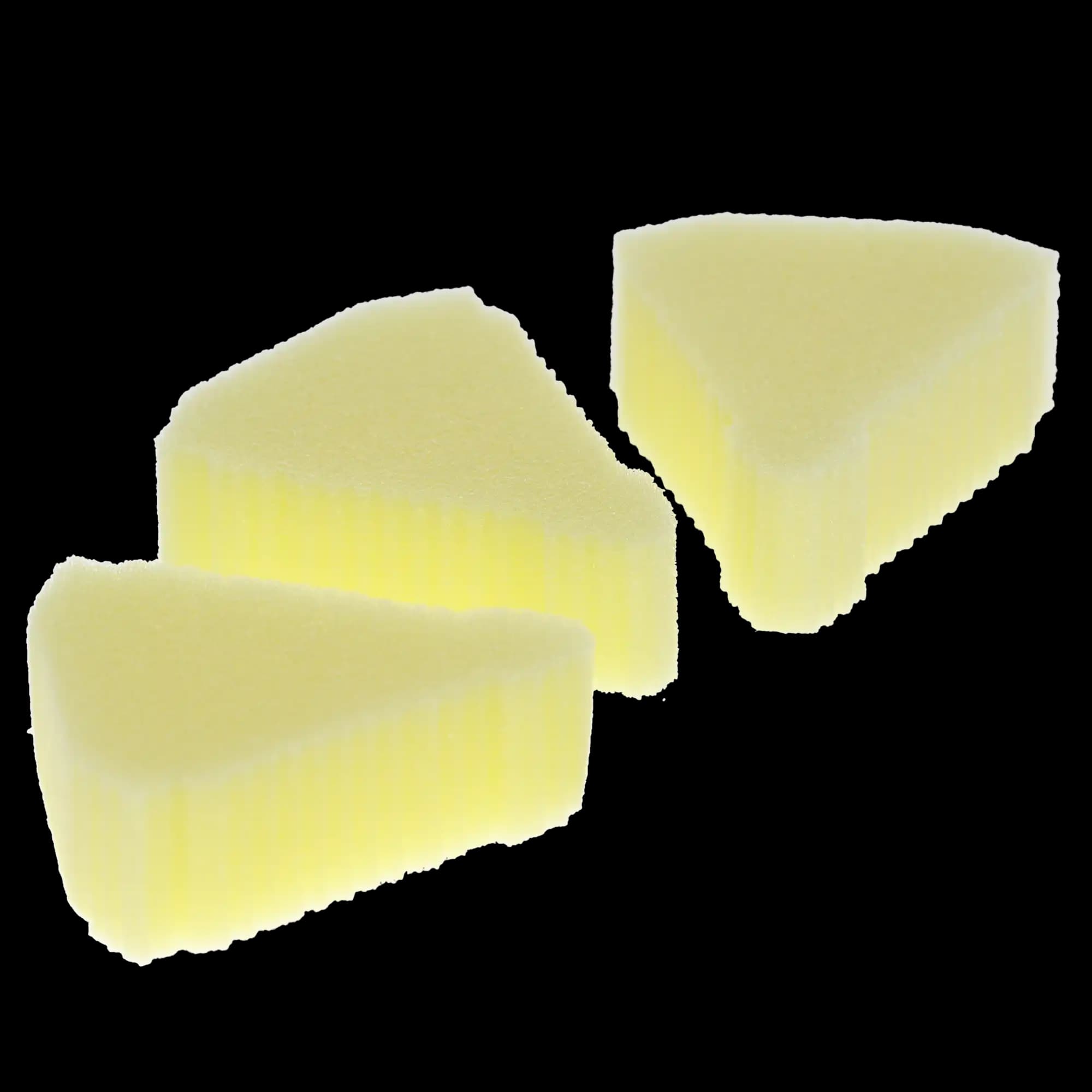 Endo Foam Inserts, Triangle, Yellow, 48/Pk, 108183 thumbnail 4