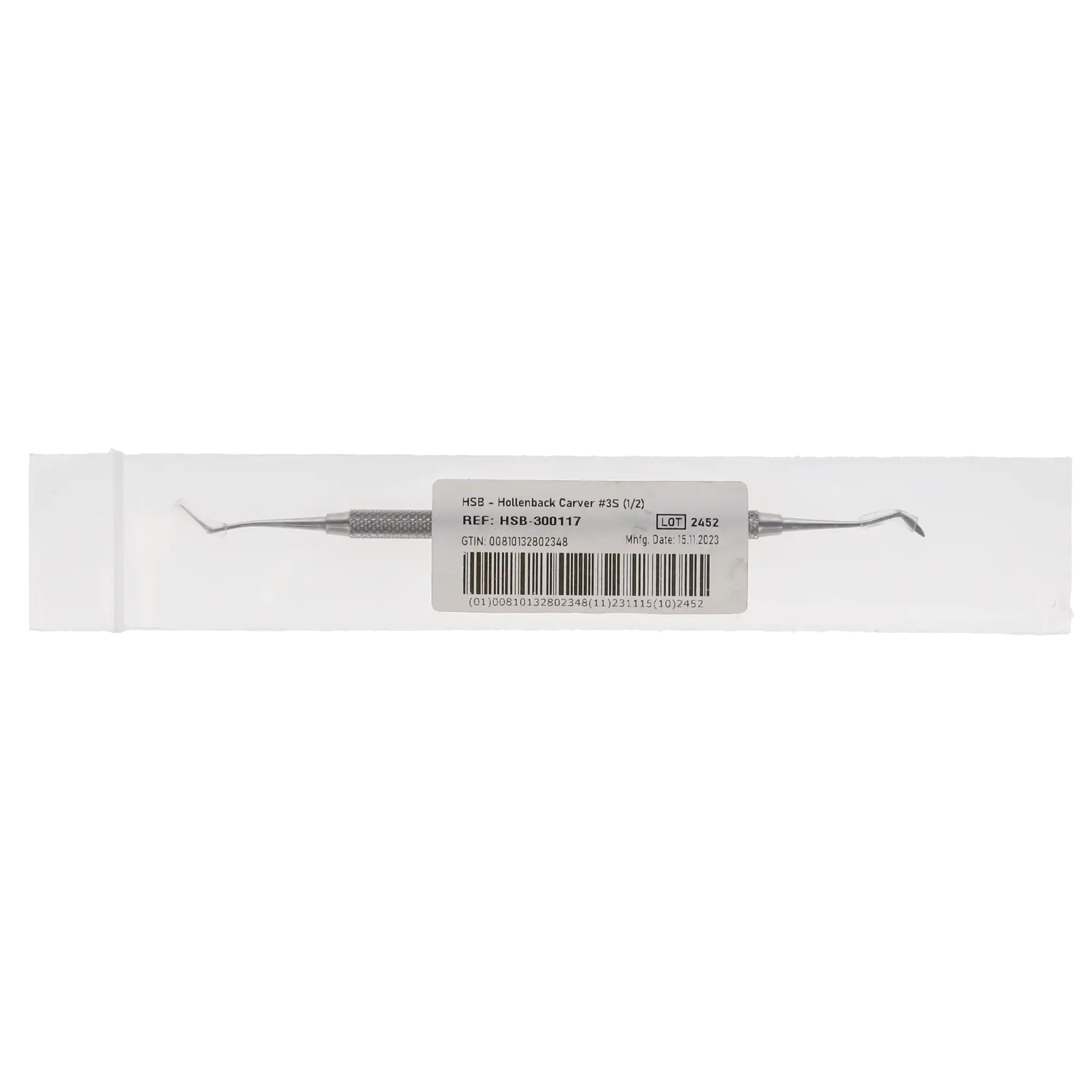 HSB Hollenback Carver #3S (1/2), Double-End, Standard Handle, 1/Pk, 300117 thumbnail 3