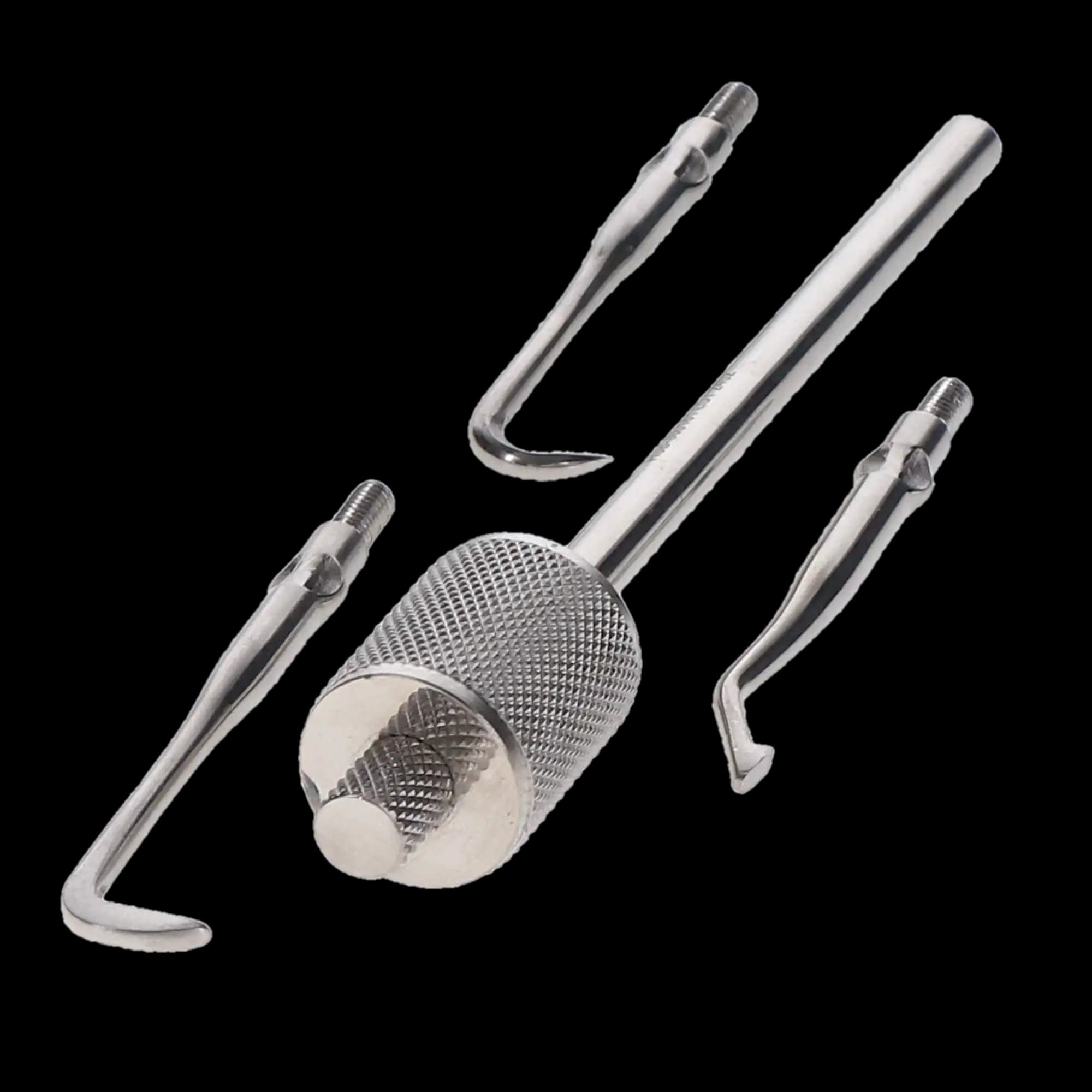 HSB Crown Remover Morrell with 3 Interchangeable Tips, AISI 420 Stainless Steel - Crown Remover Morrell W/3 Tips - Image 1