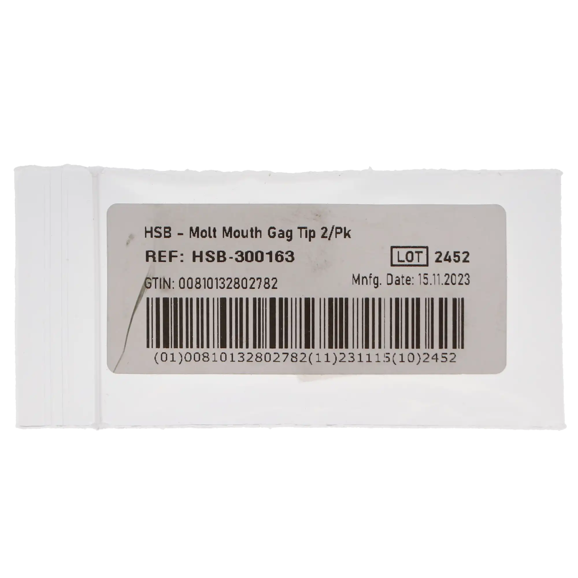 Molt Mouth Gag Tips, Silicone, 2/Pk, 300163 thumbnail 4