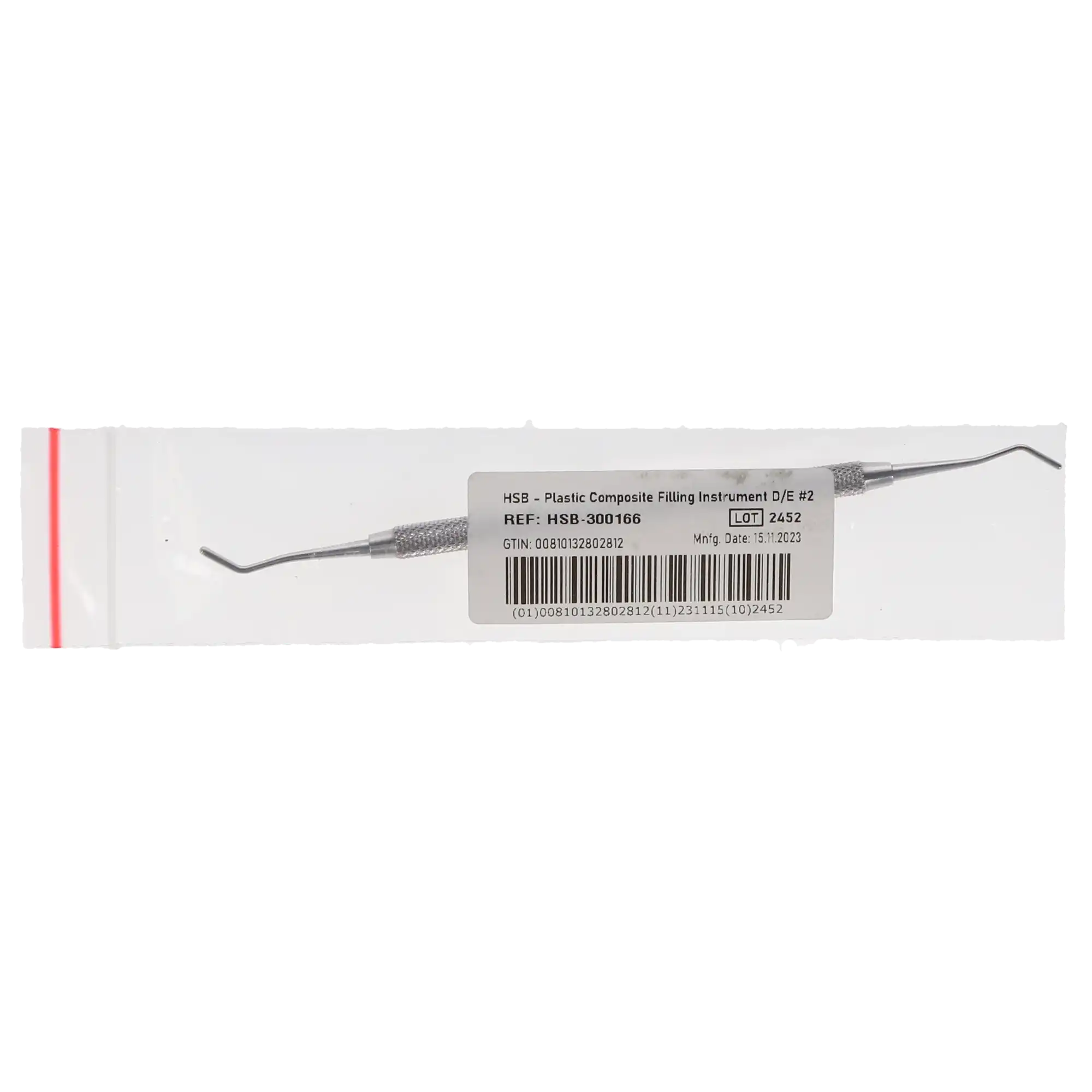 HSB Plastic Composite Filling Instrument, Double-Ended, #2, 1/Pk, 300166 thumbnail 4