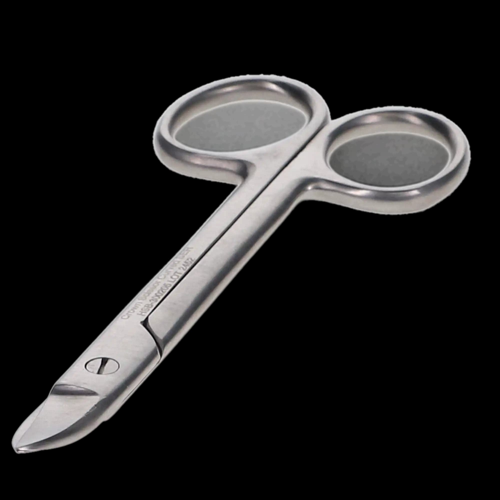 HSB Crown Scissors, 4.5" Curved, Serrated, 1/Pk, 300205 thumbnail 2