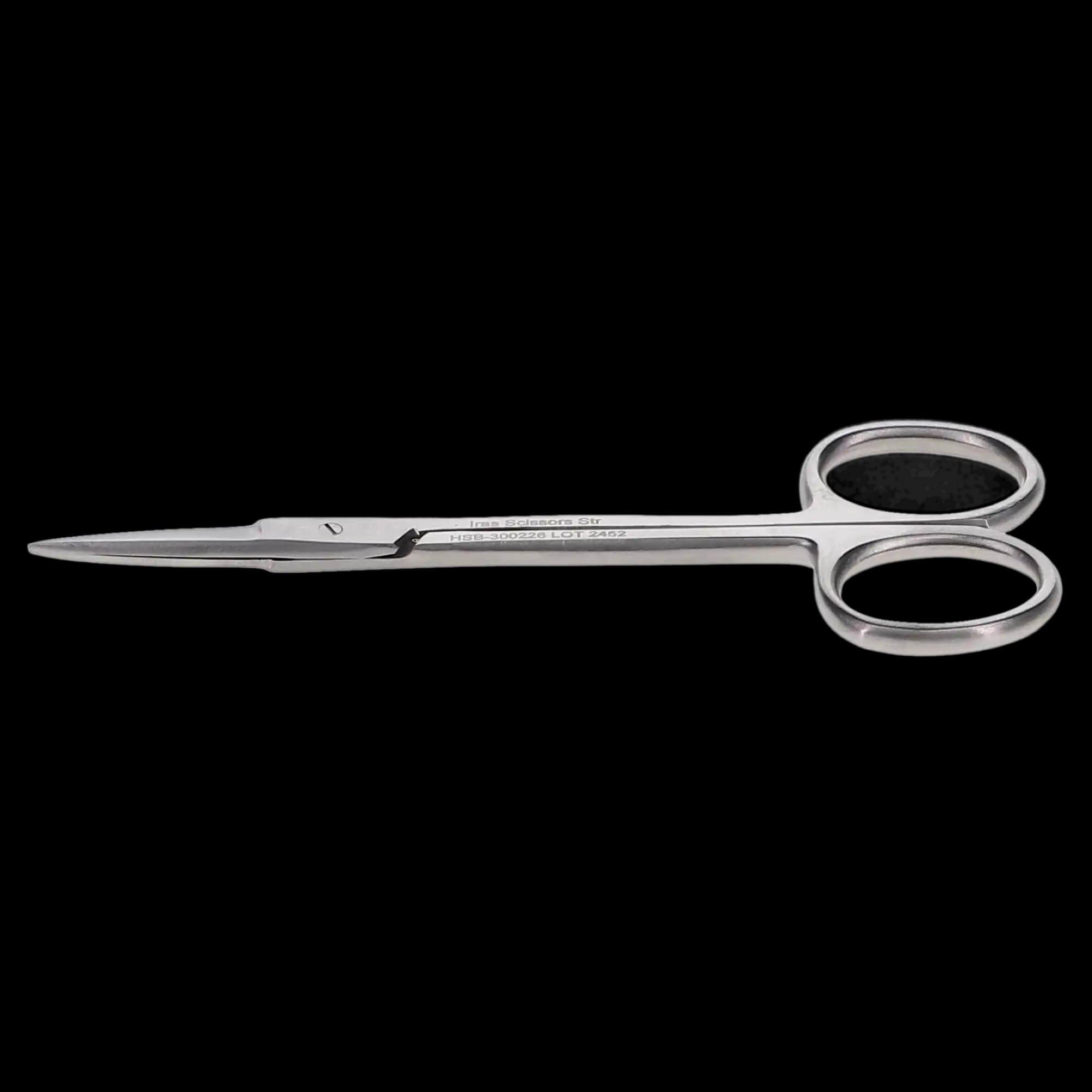 HSB Iris Gum Scissors, 4.5" (11.5 cm), Straight, Flat Blades, Stainless Steel, 1/Pk, 300226 - Iris Gum Scissors, 4.5", Straight, 1/Pk, 300226 - Image 1