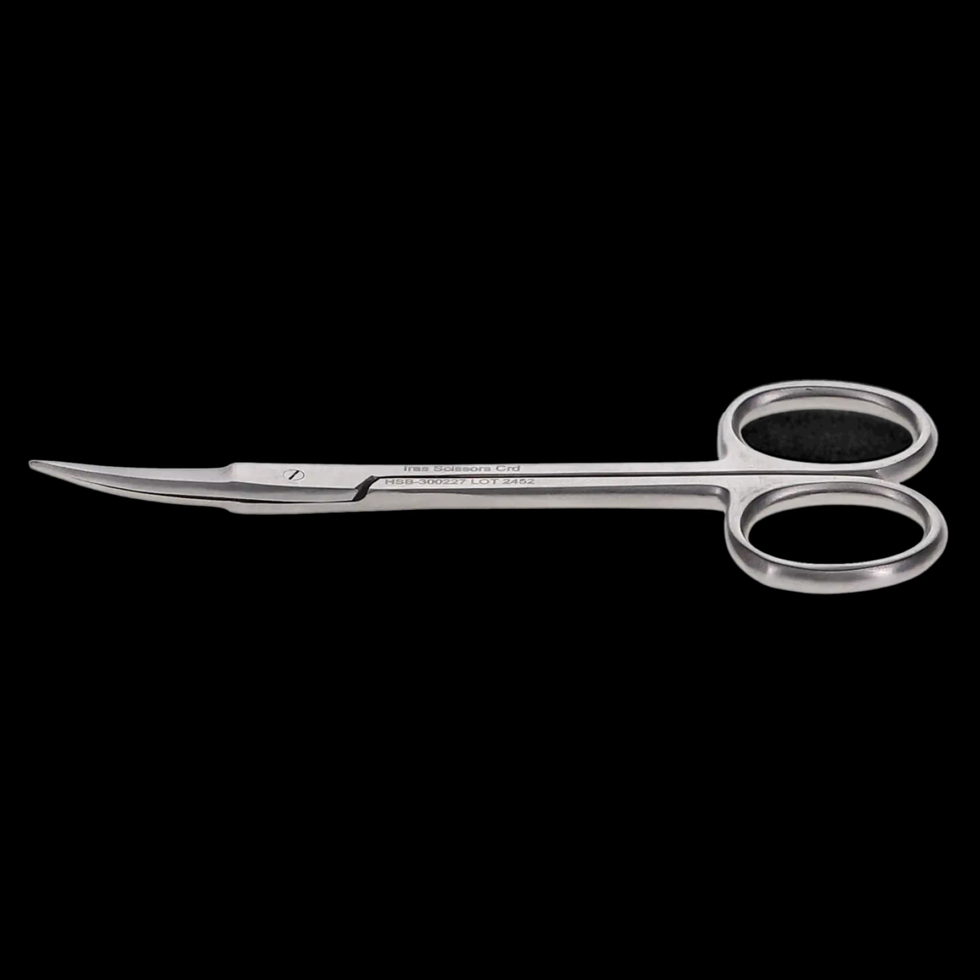 Iris Gum Scissors, 4.5" (11.5 cm), Curved, Stainless Steel, 1/Pk, 300227 - Iris Gum Scissors, 4.5", Curved, 1/Pk, 300227 - Image 1