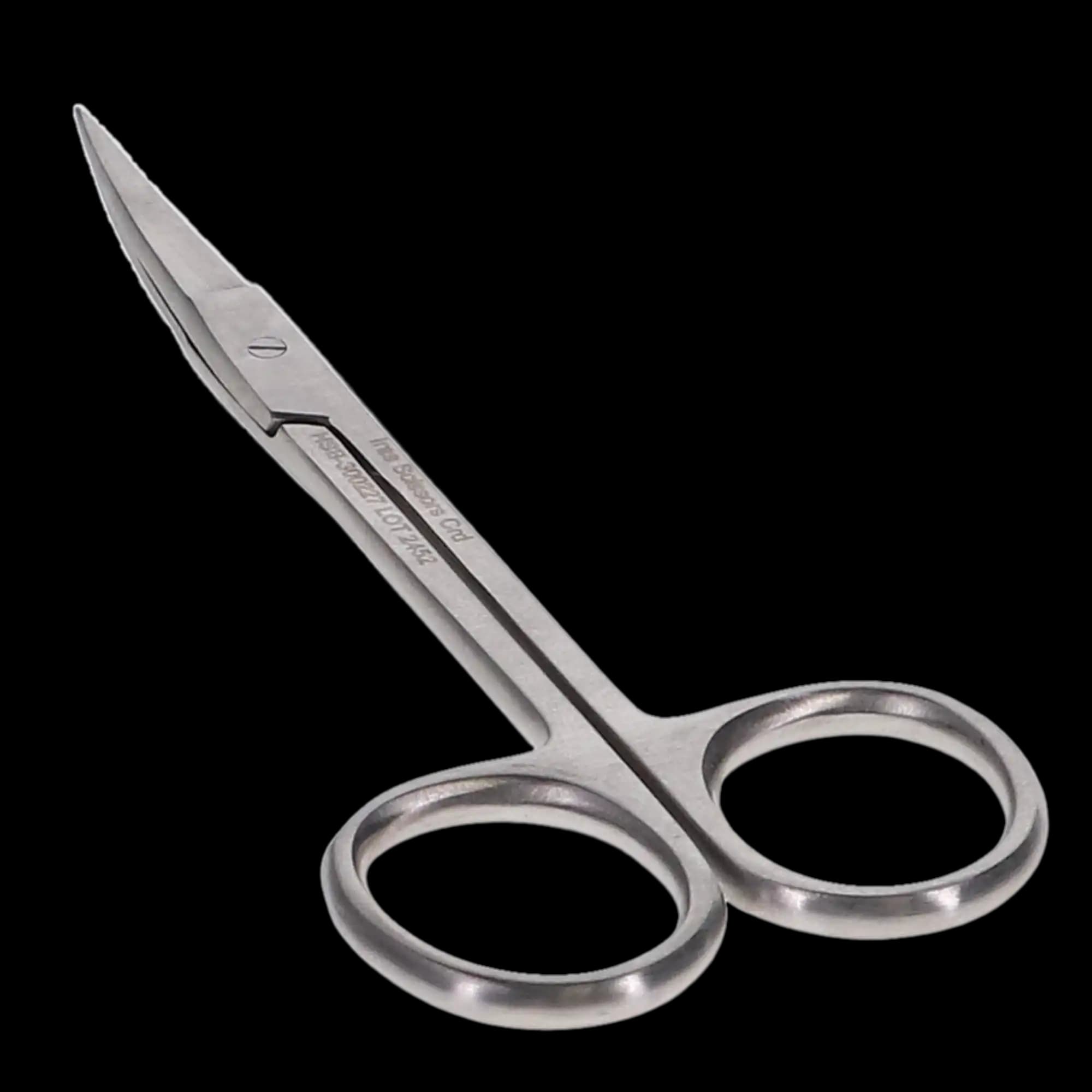 Iris Gum Scissors, 4.5" (11.5 cm), Curved, Stainless Steel, 1/Pk, 300227 thumbnail 3