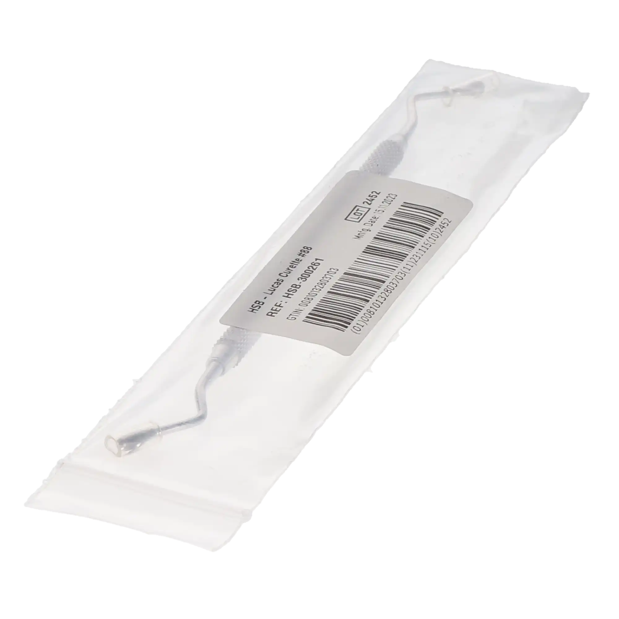 HSB Lucas Spoon Shape Surgical Curette, #88, 4.7 mm, 1/Pk, 300261 thumbnail 3