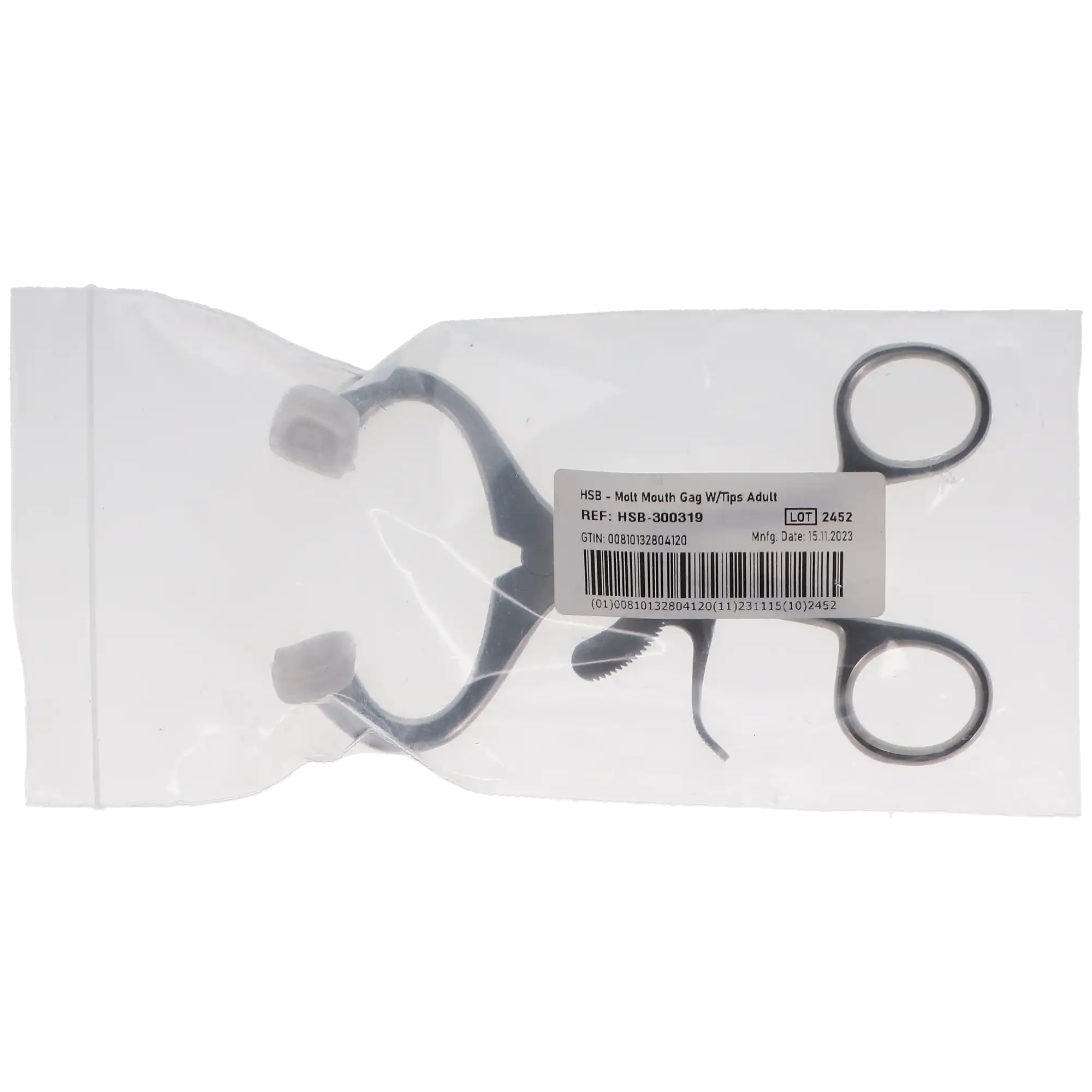 Molt Mouth Gag with Tips, Adult, 1/Pk, 300319 thumbnail 4