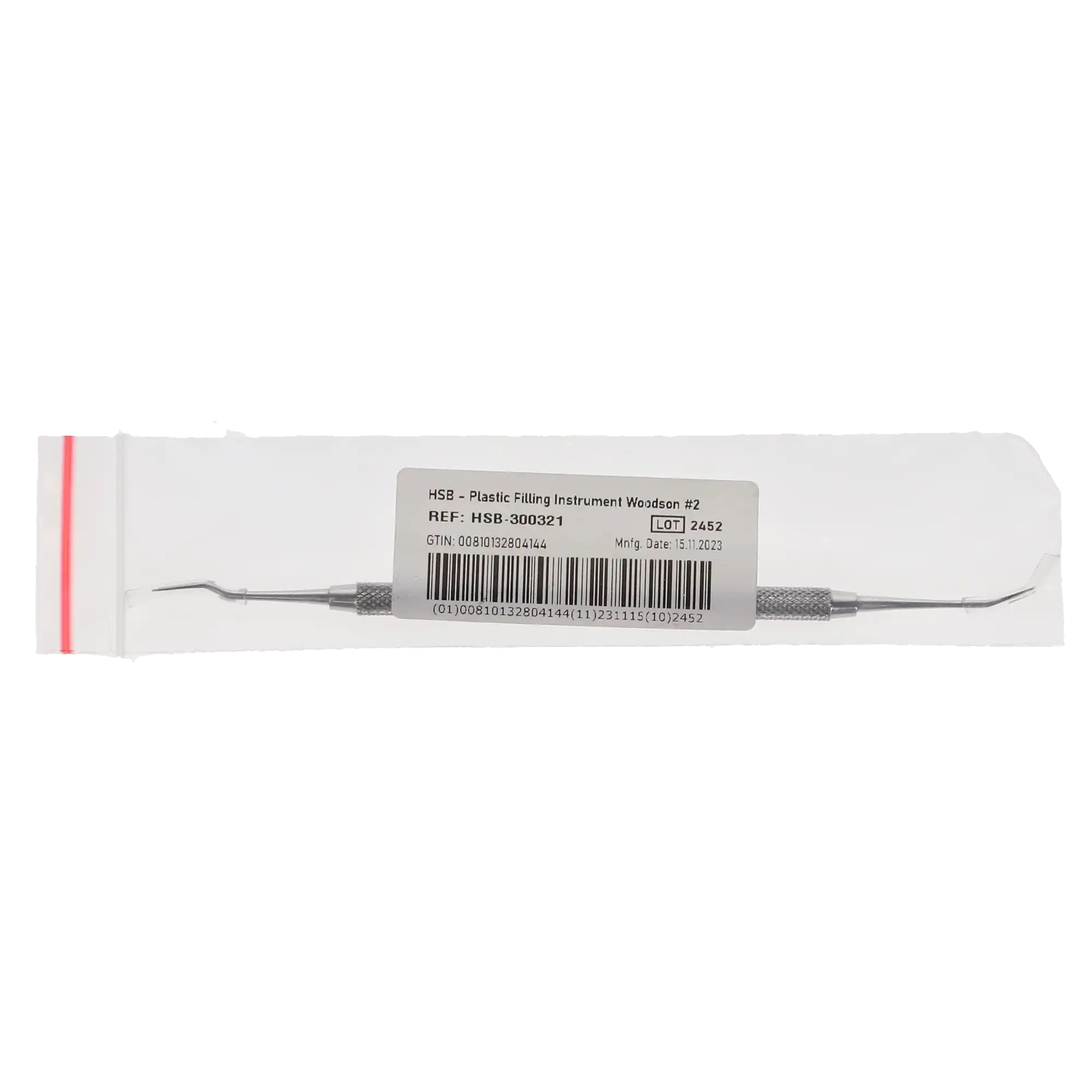 Plastic Filling Instrument, PFI, Double-End, Woodson #2, 1/Pk, 300321 thumbnail 4