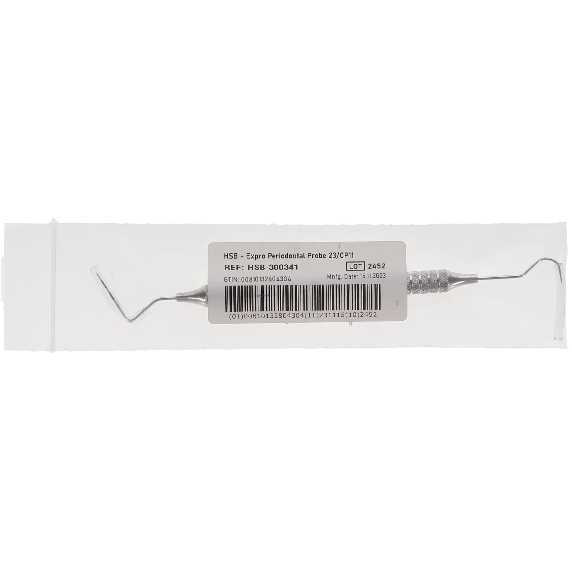 HSB Expro Periodontal Probe, Double-Ended, #23/CP11, 1/Pk, 300341 thumbnail 4