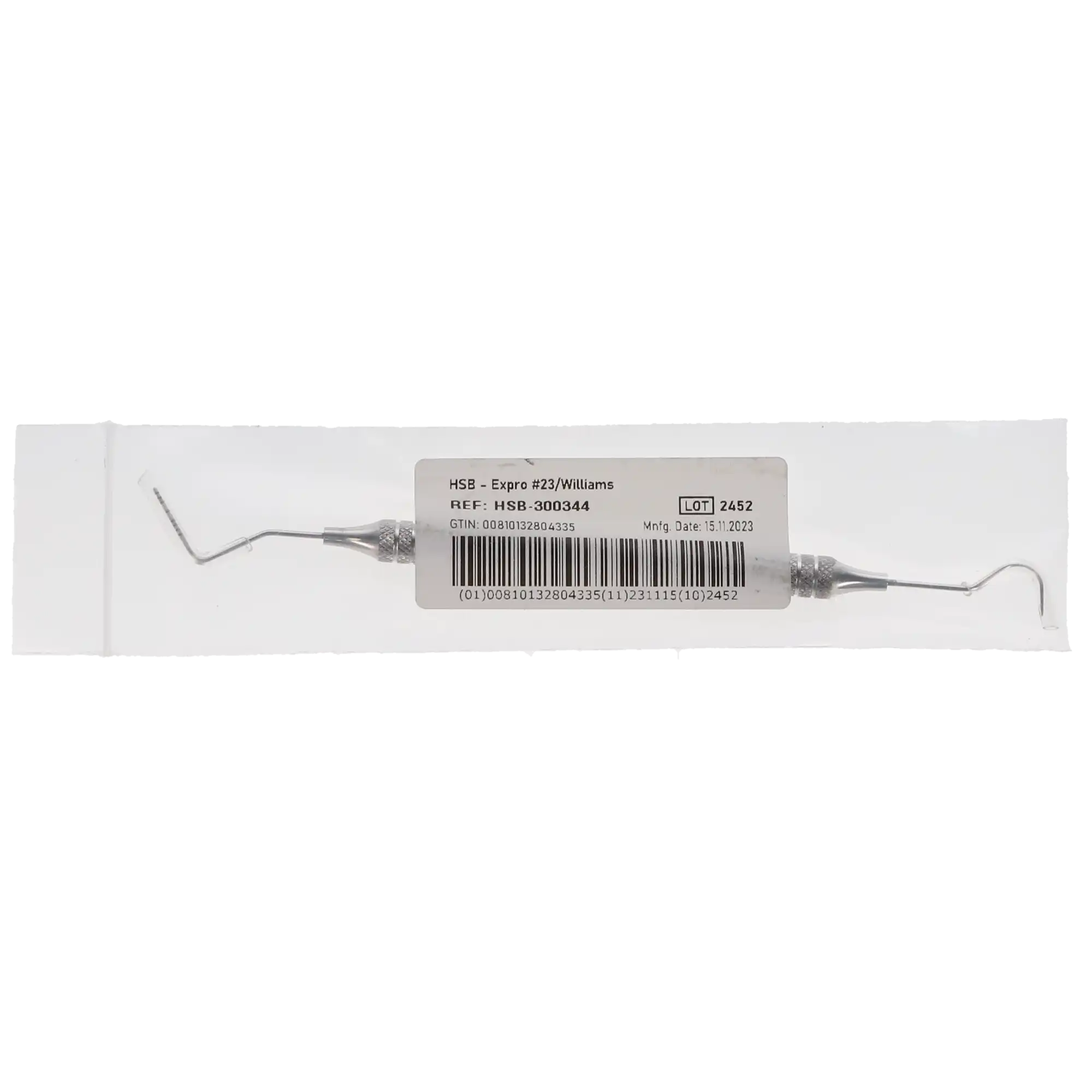 Expro Periodontal Probe, Double-Ended, #23/Williams, 1/Pk, 300344 thumbnail 4