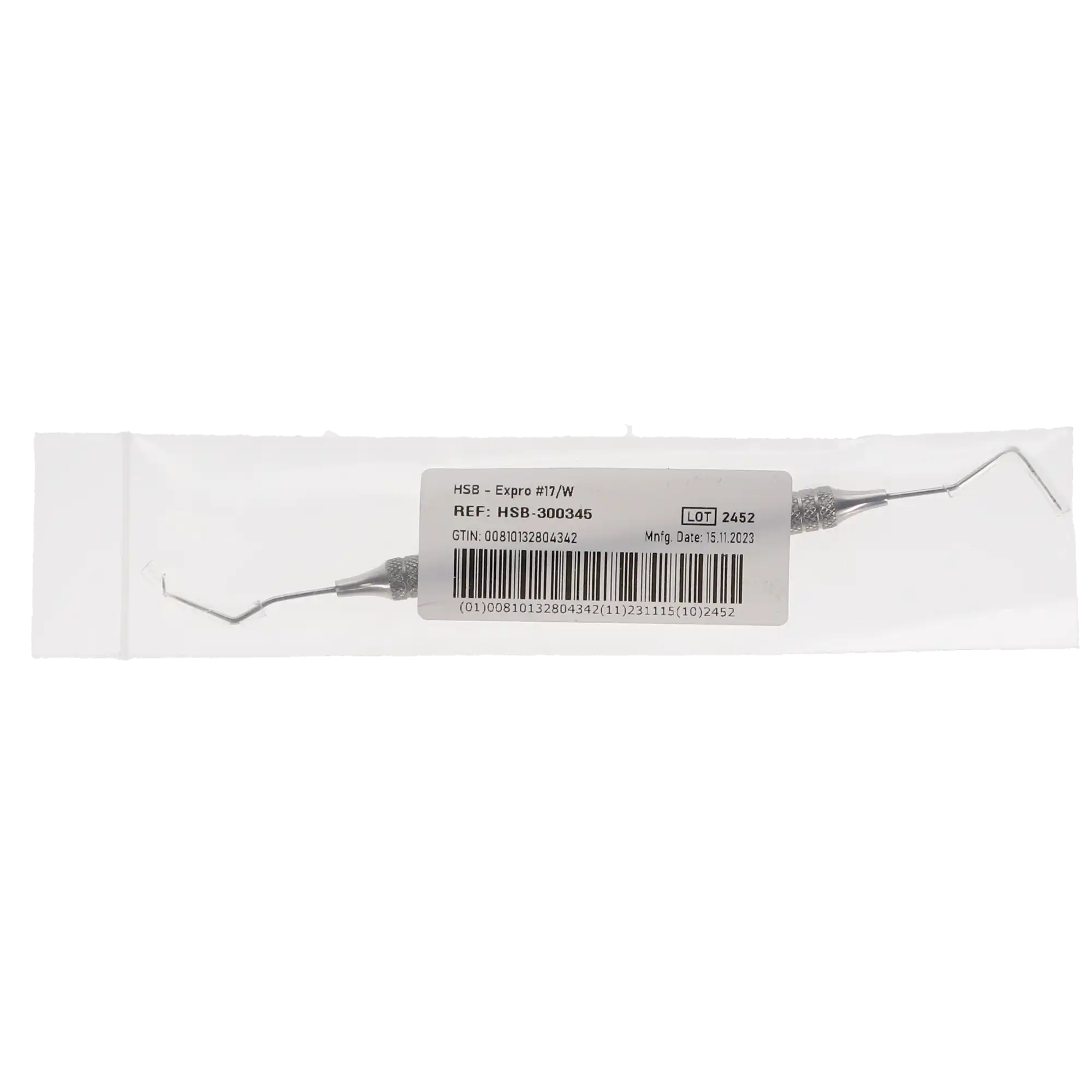 Expro Periodontal Probe, Double-Ended, #17/W, 1/Pk, 300345 thumbnail 4