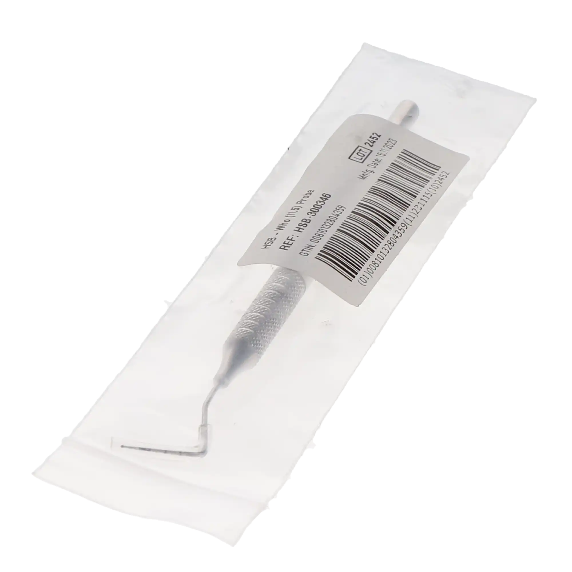 HSB Periodontal Probe, Single-Ended, #11.5 (WHO), Color-Coded, 1/Pk, 300346 thumbnail 3