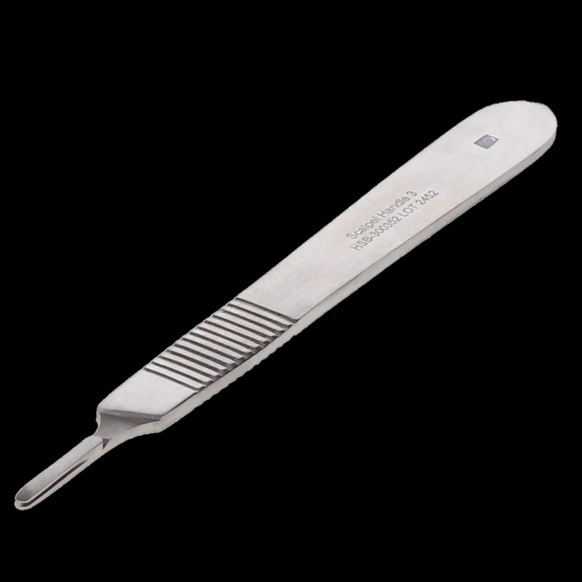 HSB Scalpel Handle #3, Stainless Steel, 1/Pk, 300352 thumbnail 2